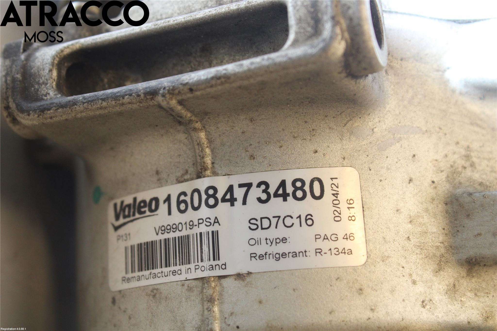 Peugeot 508 11-18 Varme Ac Kompressor