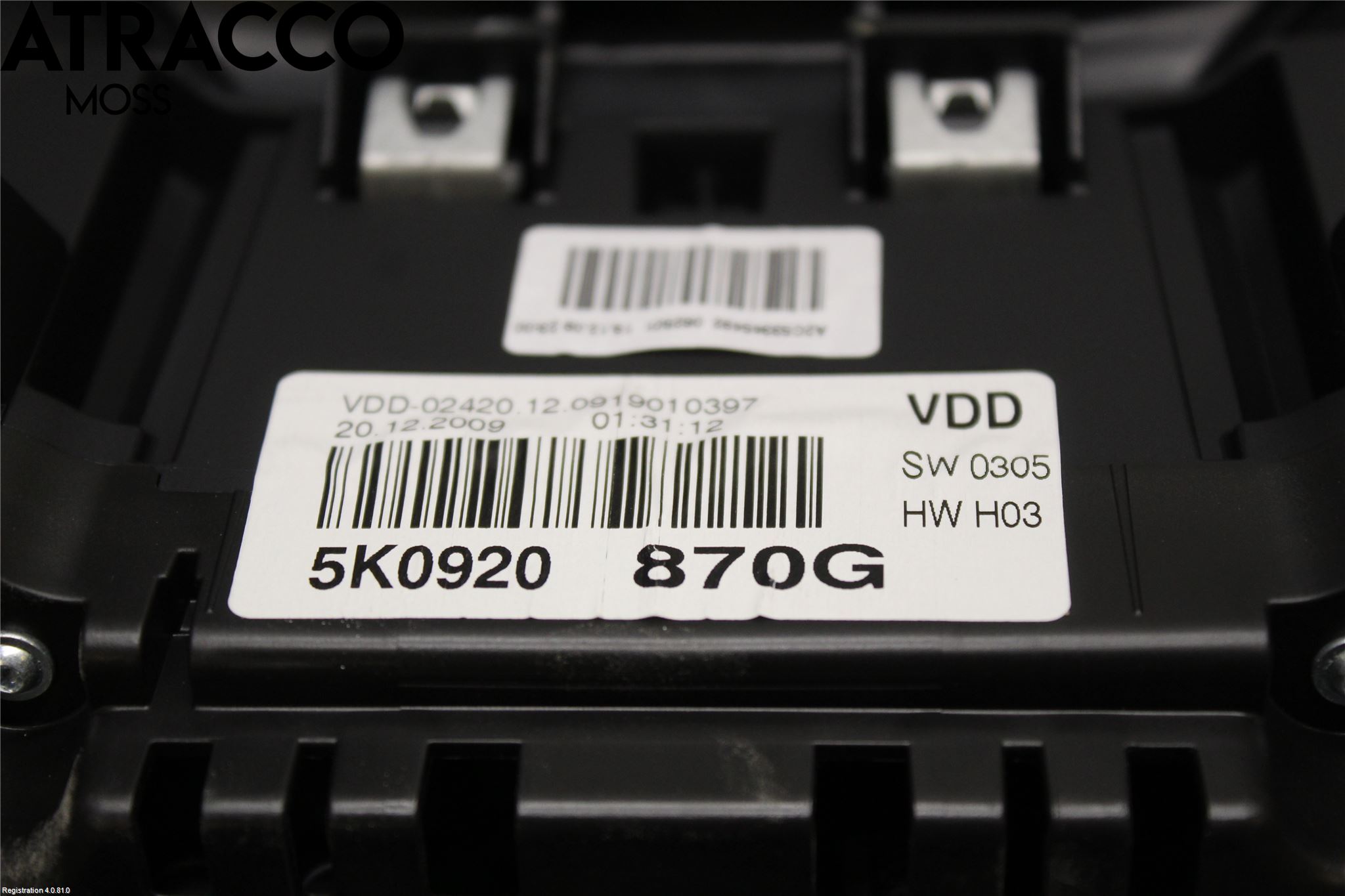 Volkswagen VW GOLF VI 09-13 Instr Kombinert