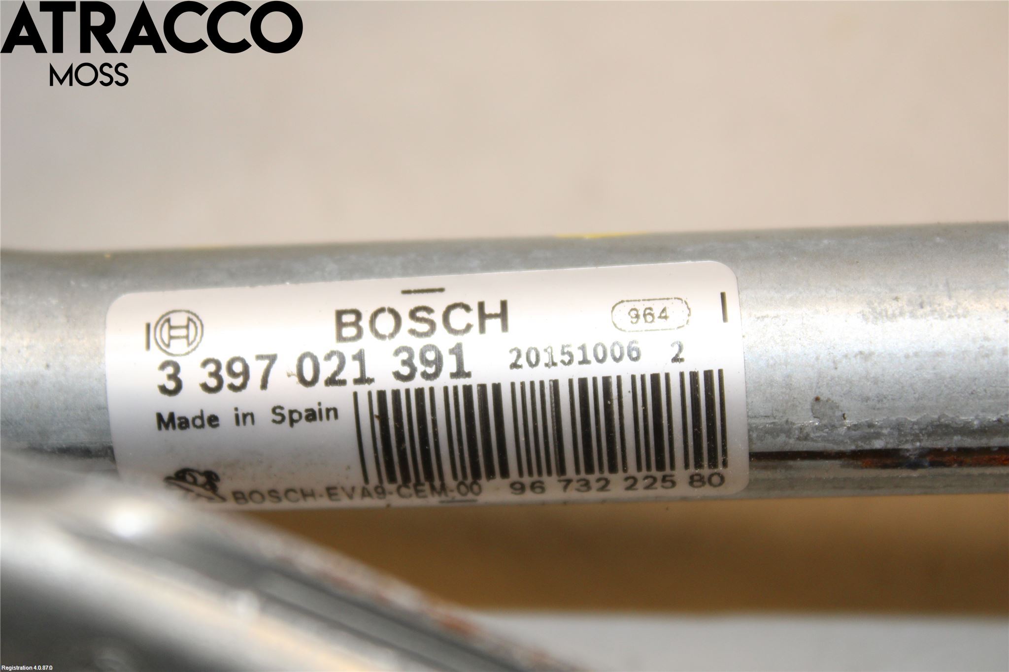 Peugeot 208 12-15 Viskermotor Frontrute