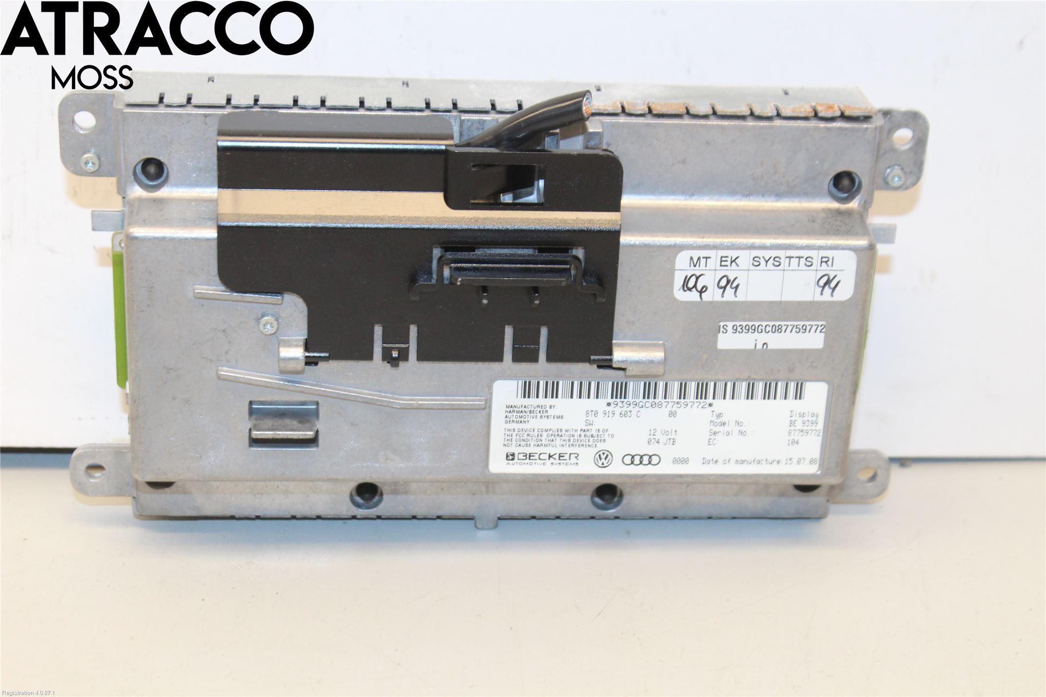 Audi ALLROAD 06-11 Multifunktionsdisplay