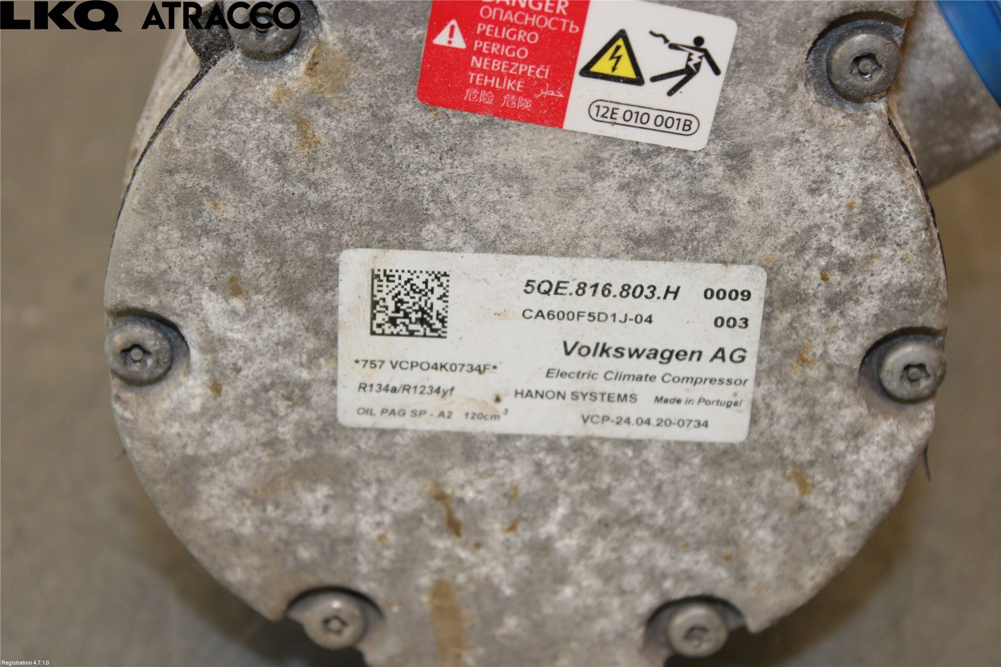 Skoda SUPERB 16-24 Varme Ac Kompressor