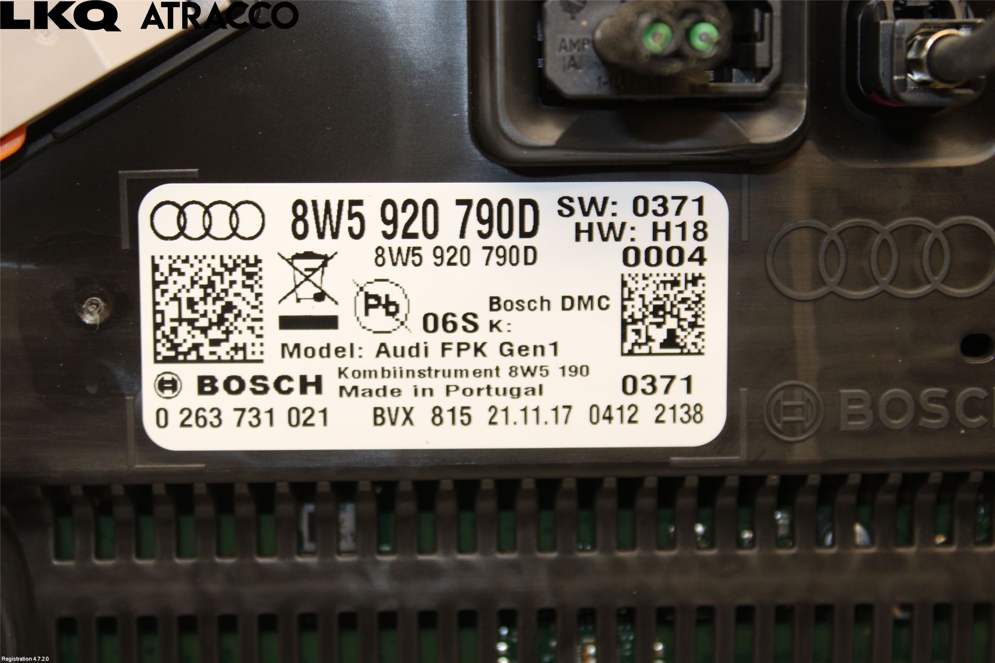 Audi A4/S4 B9 16-19 Instr Kombinert