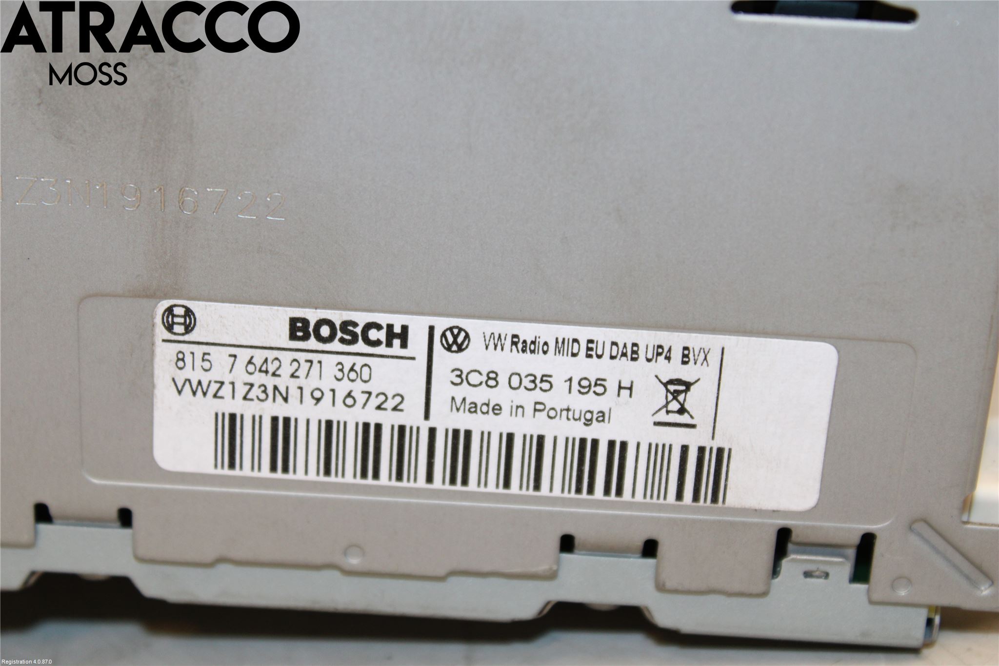 Volkswagen VW TIGUAN 07-16 Stereo Radio Med Cd