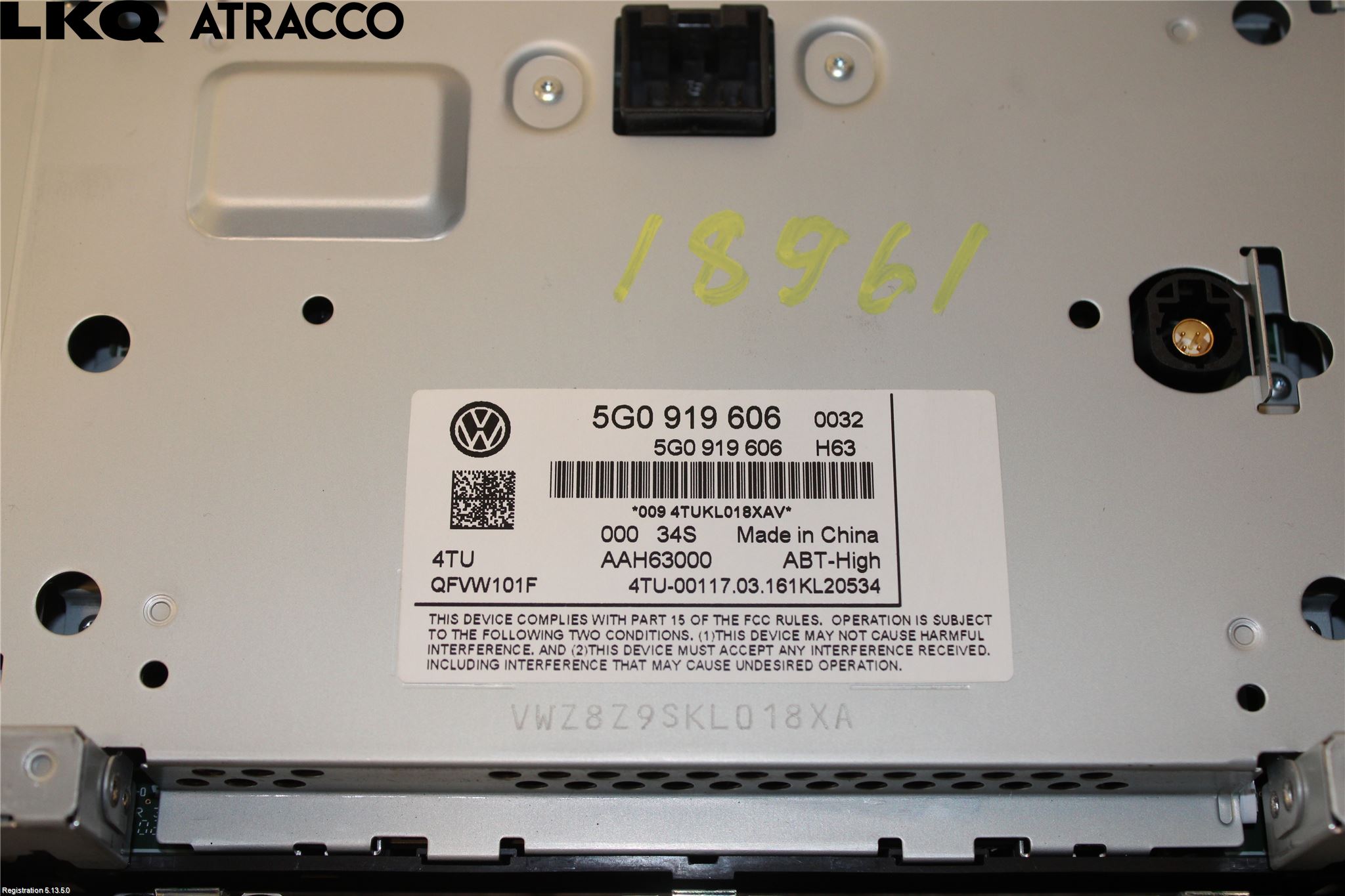 Volkswagen VW PASSAT 15-19 Multifunktionsdisplay