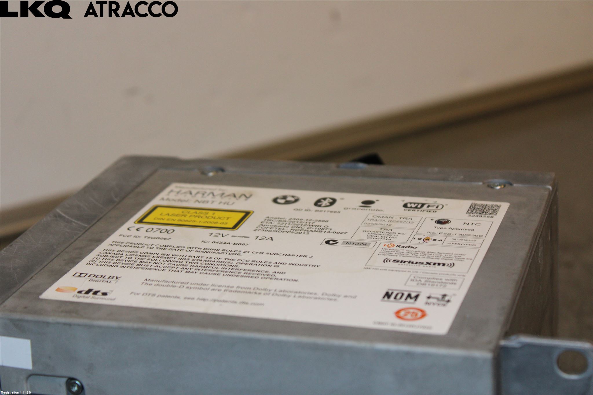 BMW i3 I01 13-22 Stereo Radio