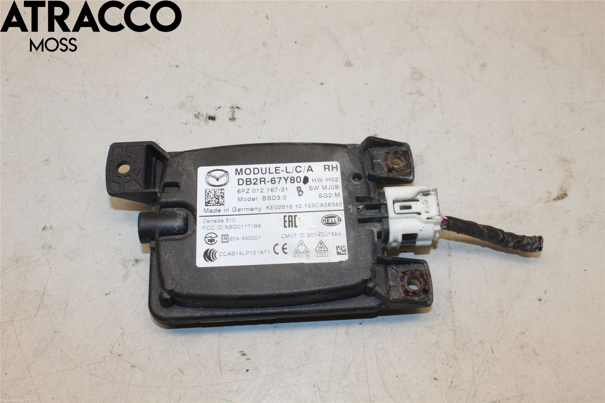 Mazda CX-3 Sensor Kollisjonsbeskyttelse