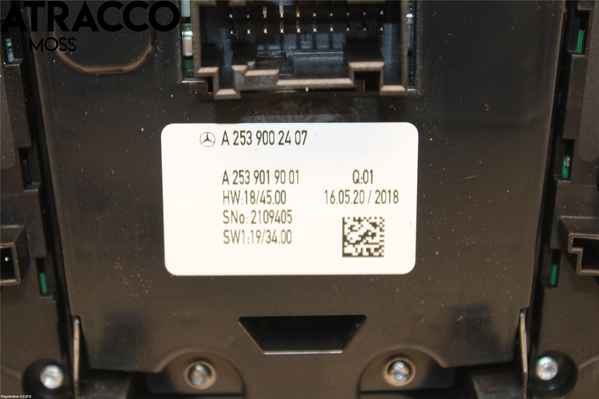 Mercedes-Benz MB EQC (N293) 20- Bryter Multifunksjon