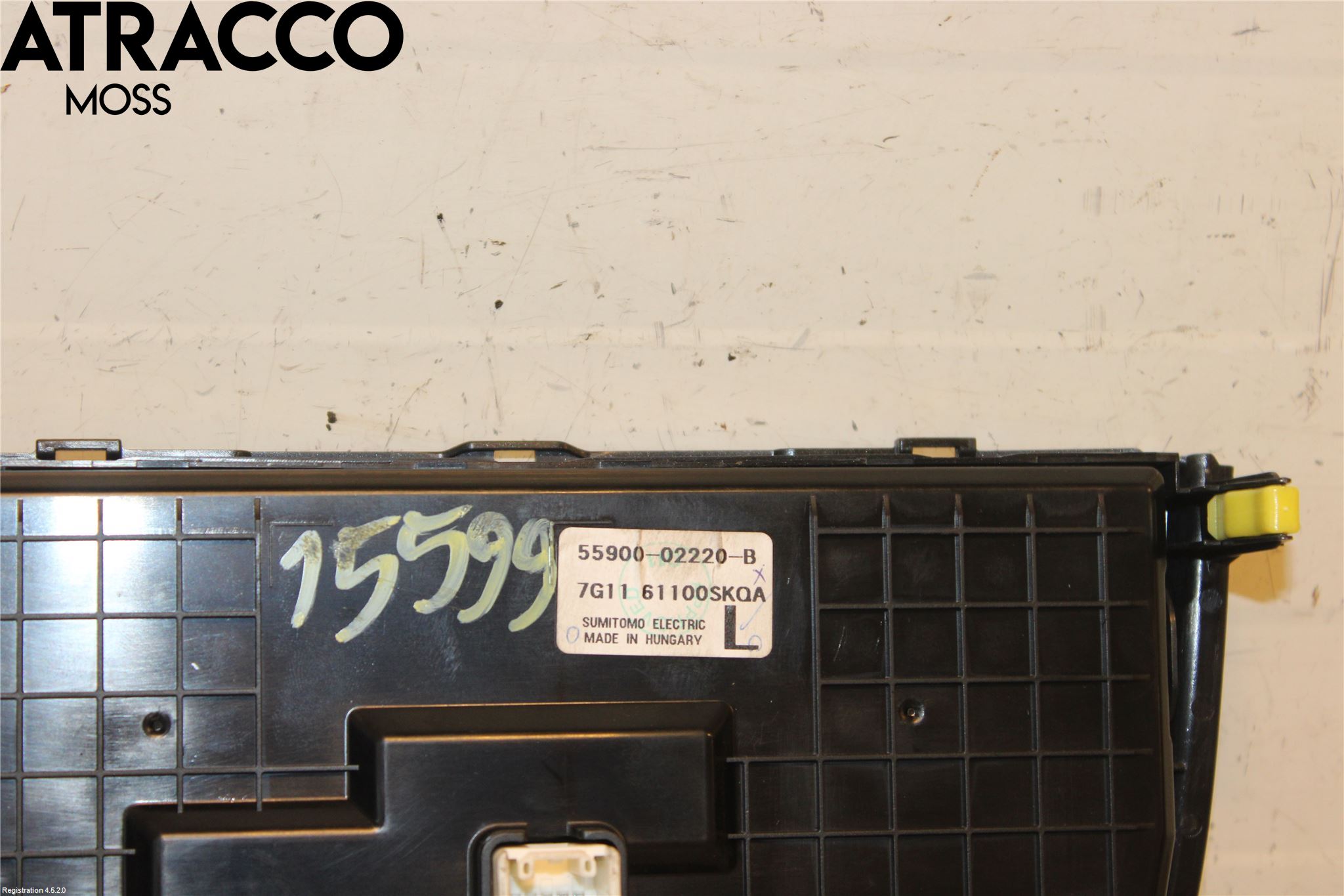 Toyota AURIS 07-09 Varme Ac Betjening-Display