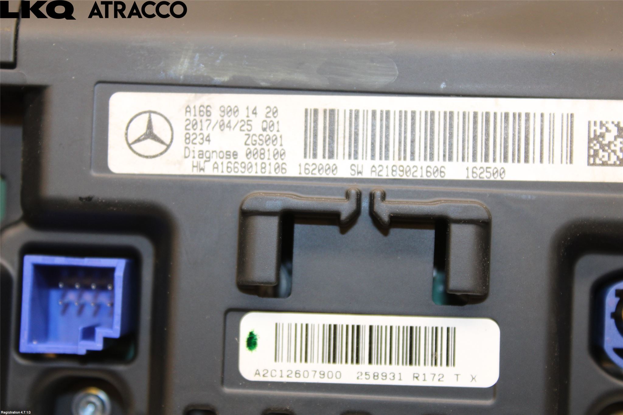 Mercedes-Benz MB B-KLASS (W246/W242) 12-19 Multifunktionsdisplay