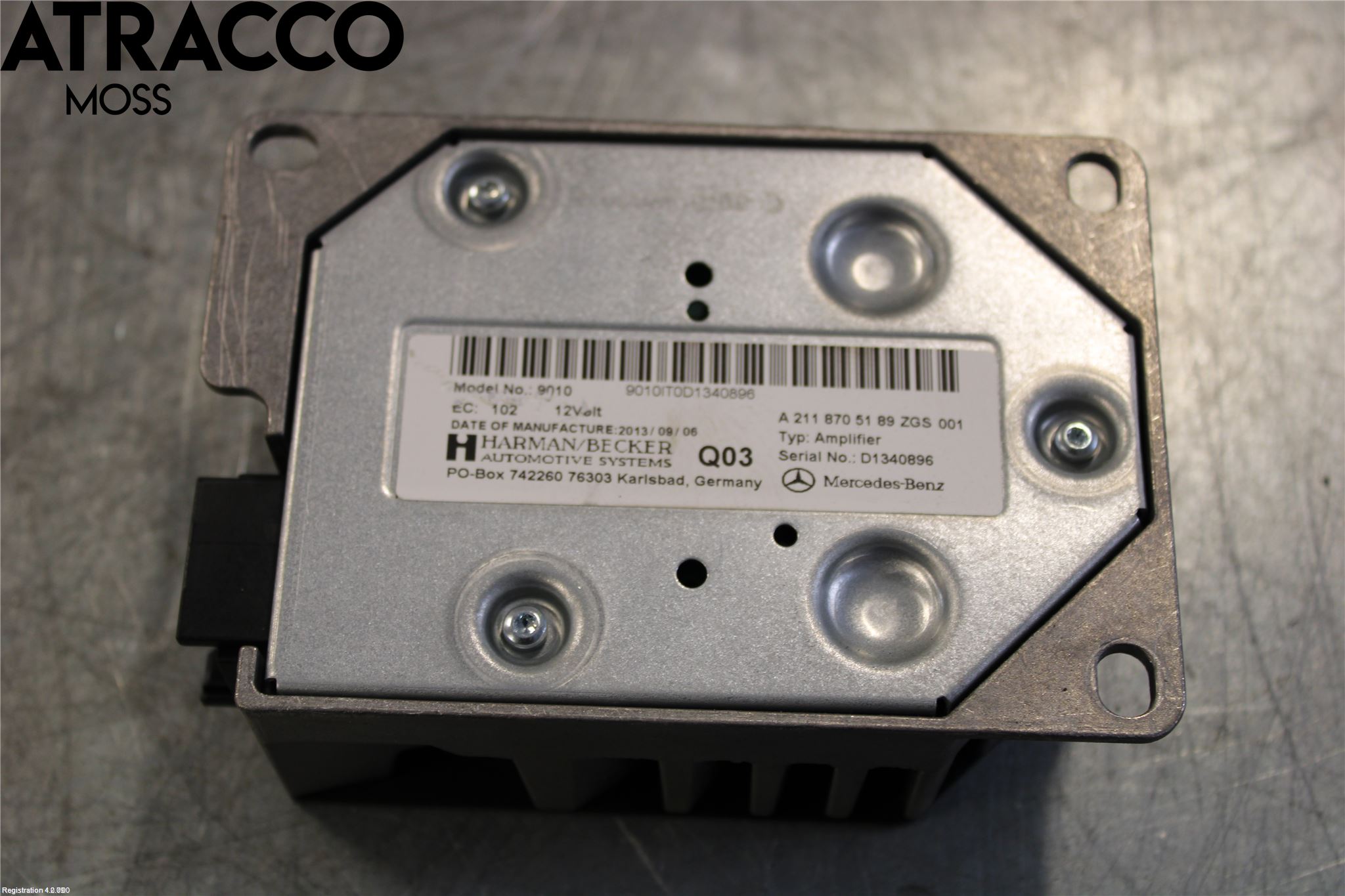 Mercedes-Benz MB E-KLASS (W212) 09-16 Stereo Forsterker