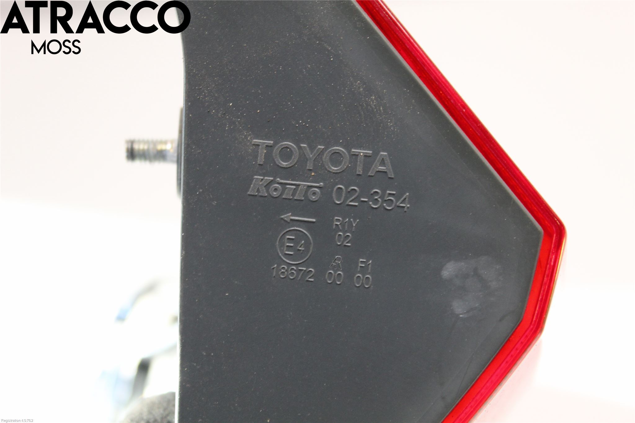 Toyota AURIS 13-19 Baklykt Venstre  På Luke(Indre