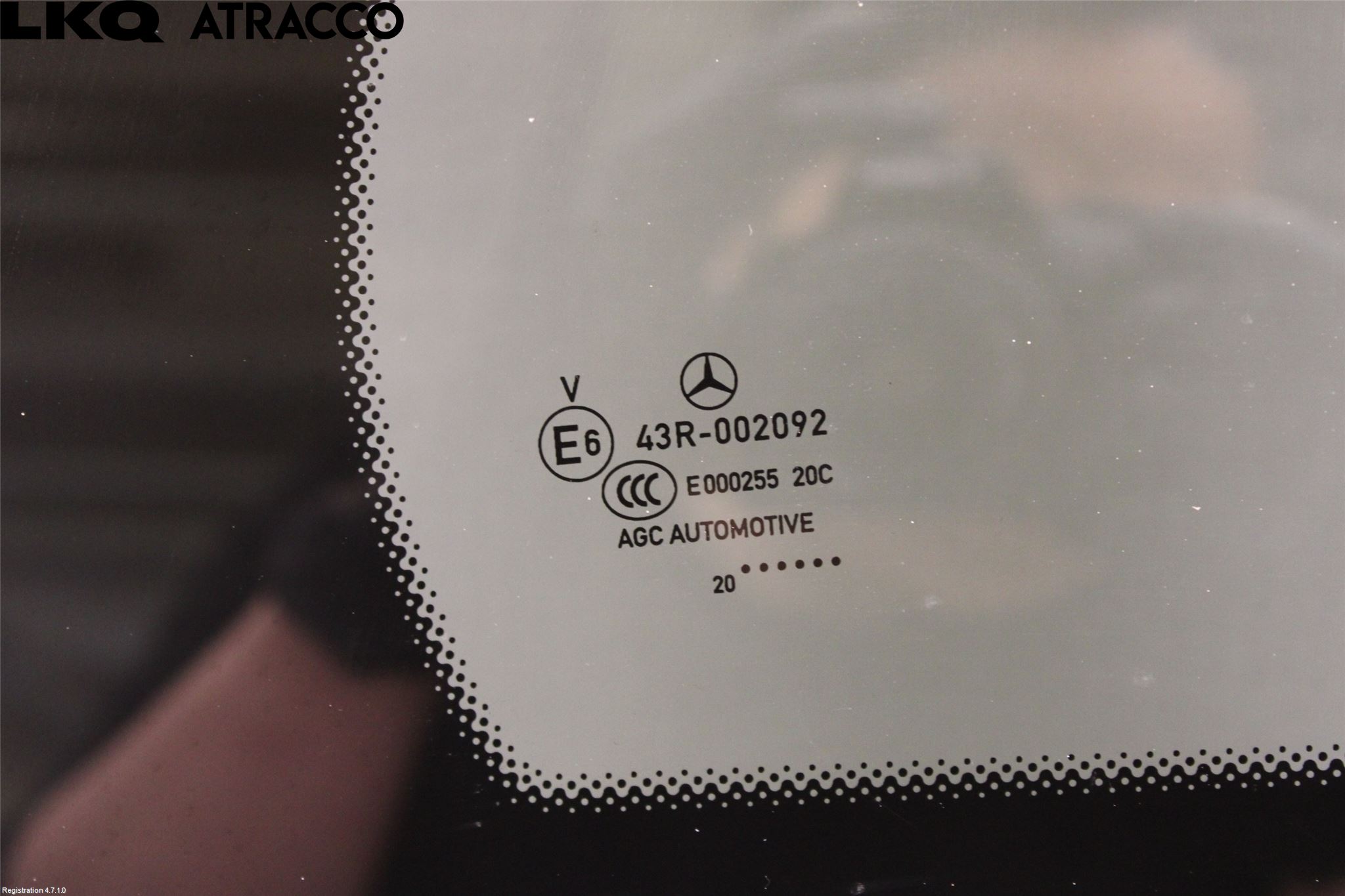 Mercedes-Benz MB EQC (N293) 20- Dørrute Bak Høyre Trekant 4D