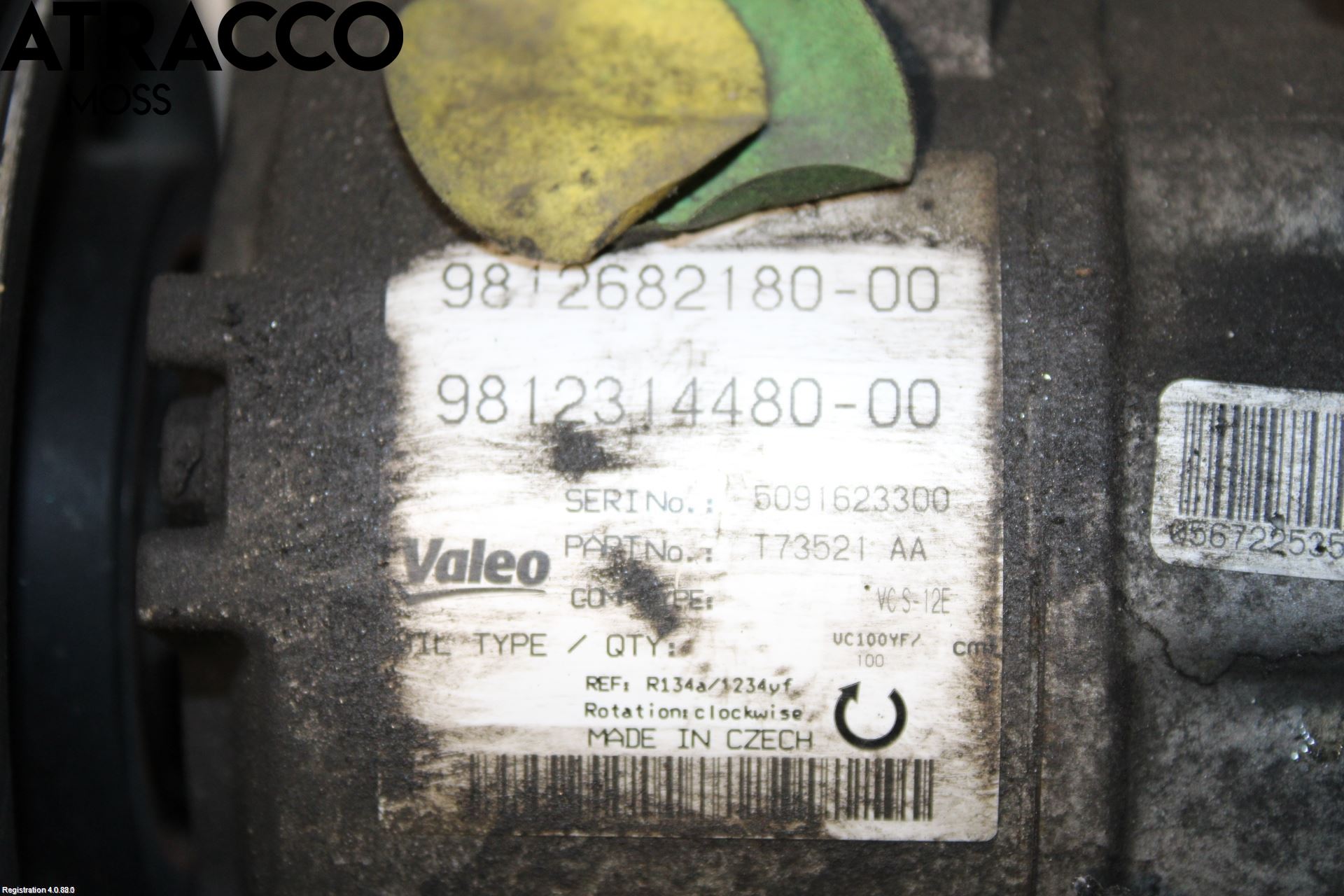 Peugeot 308 14-21 Varme Ac Kompressor