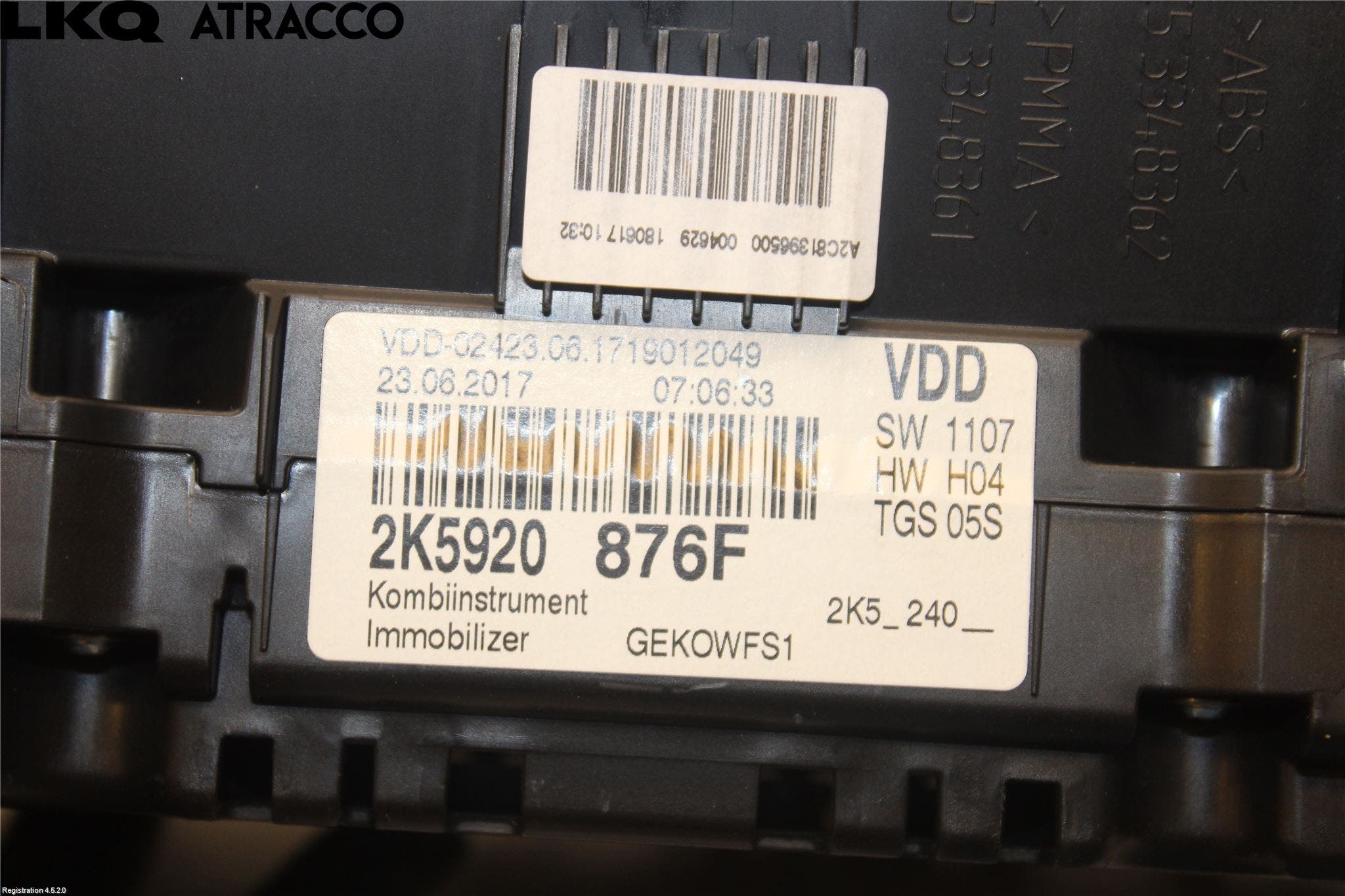 Volkswagen VW CADDY 16-20 Instr Kombinert