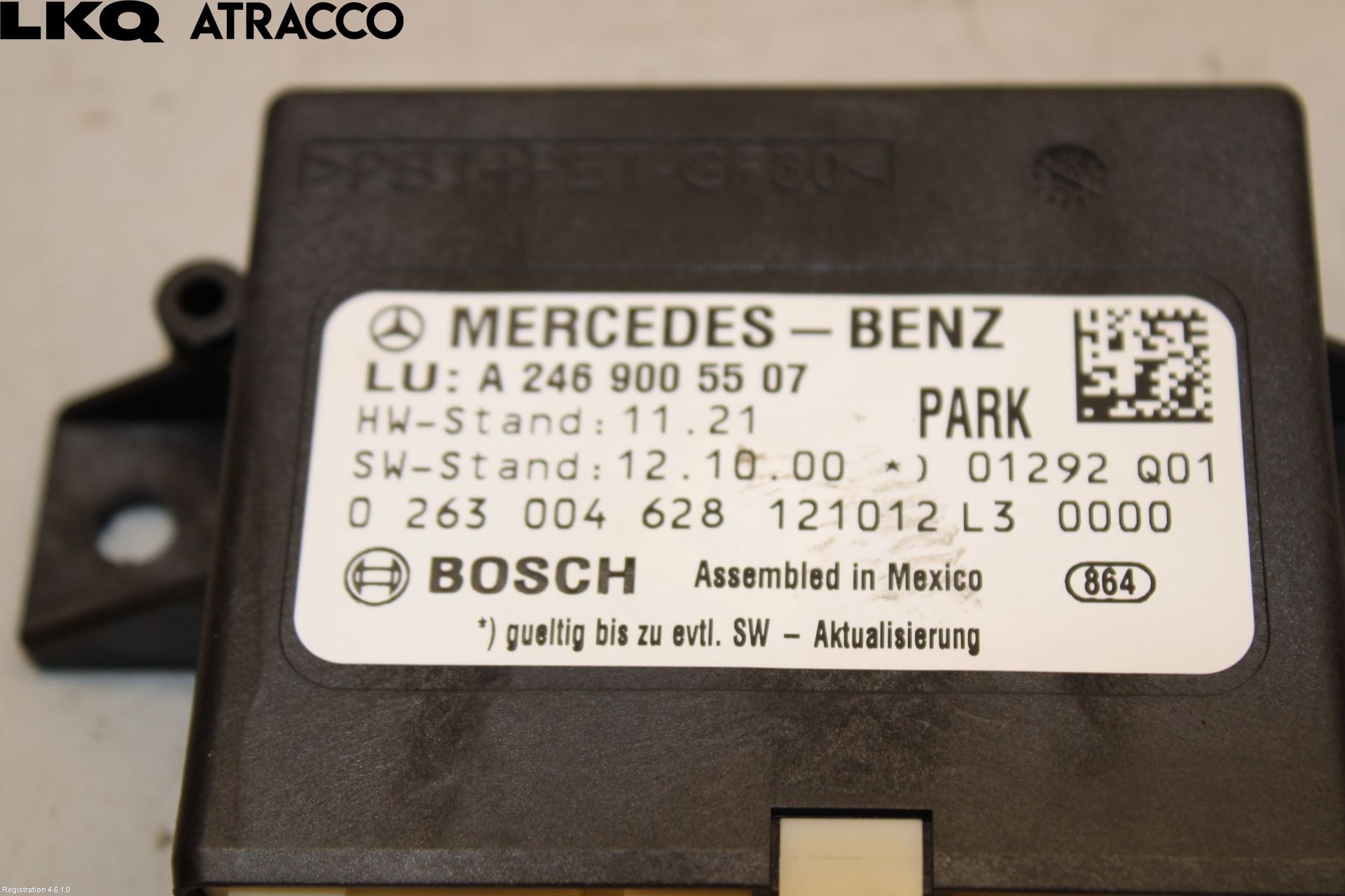Mercedes-Benz MB B-KLASS (W246/W242) 12-19 Styreenhet Øvrig