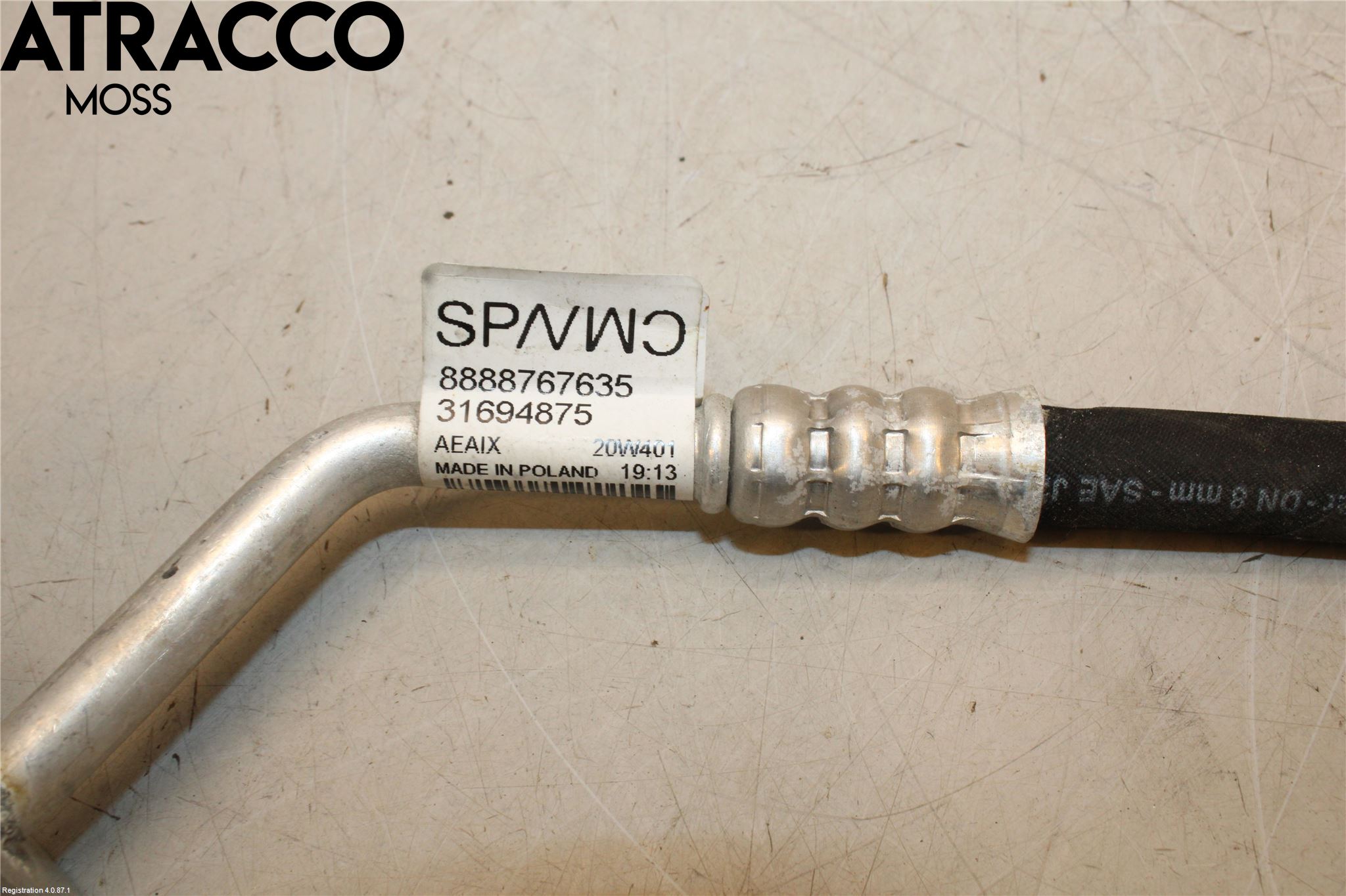 Volvo XC40/RECHARGE 18- Varme Ac Slange - Rør