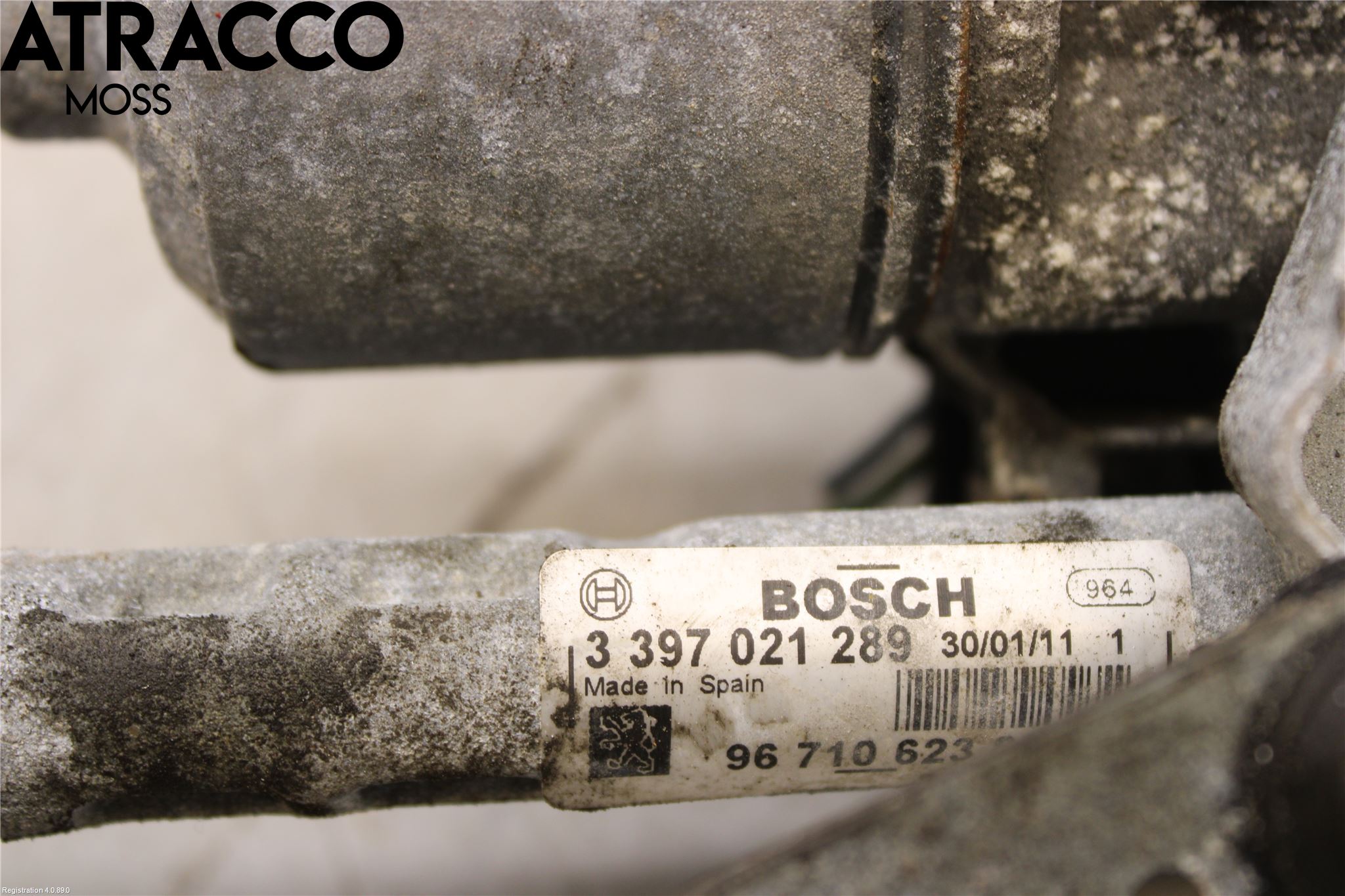 Peugeot 3008 09-16 Viskermotor Frontrute