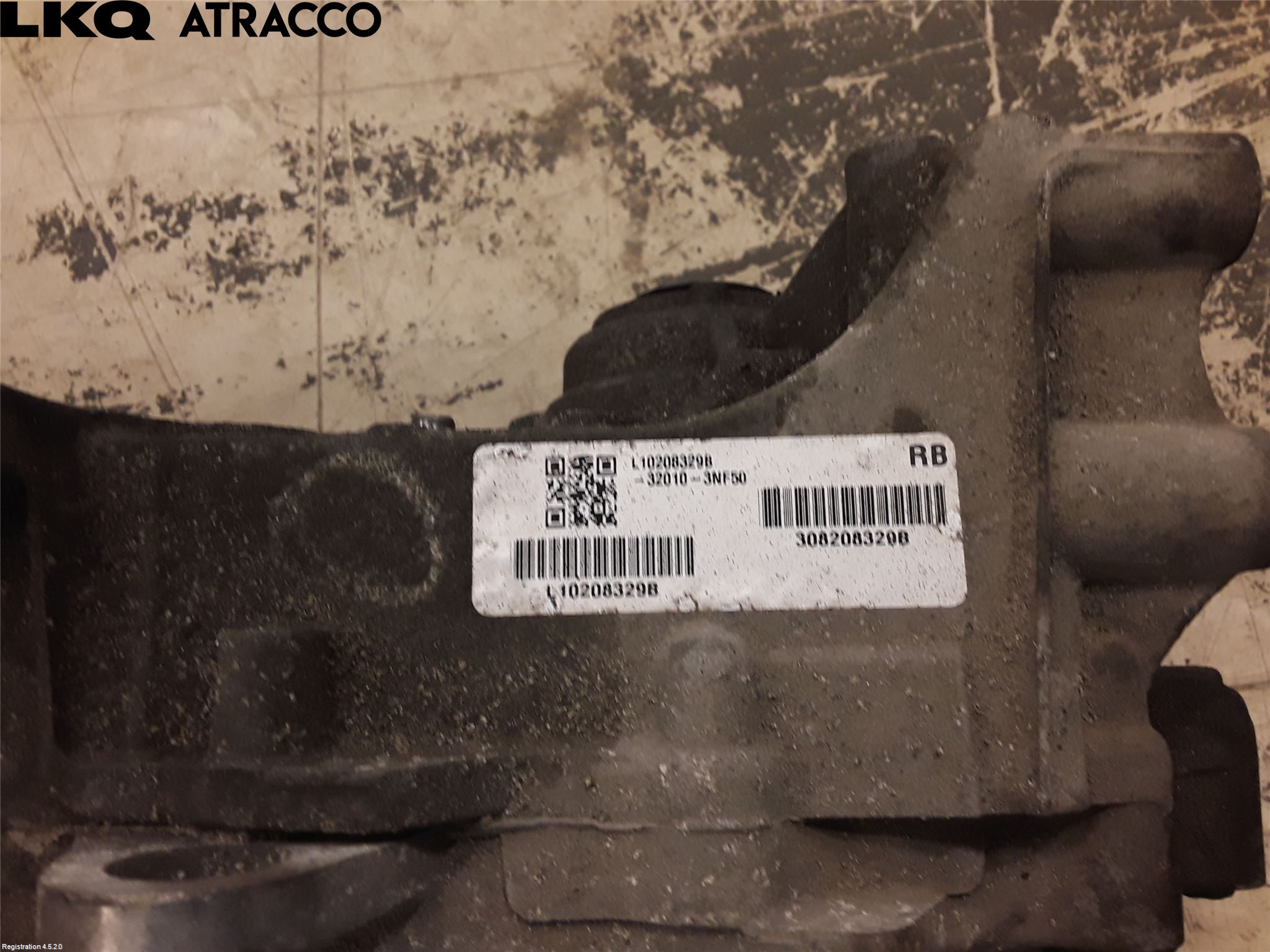 Nissan LEAF 11-17 Gearkasse Fordelingskasse