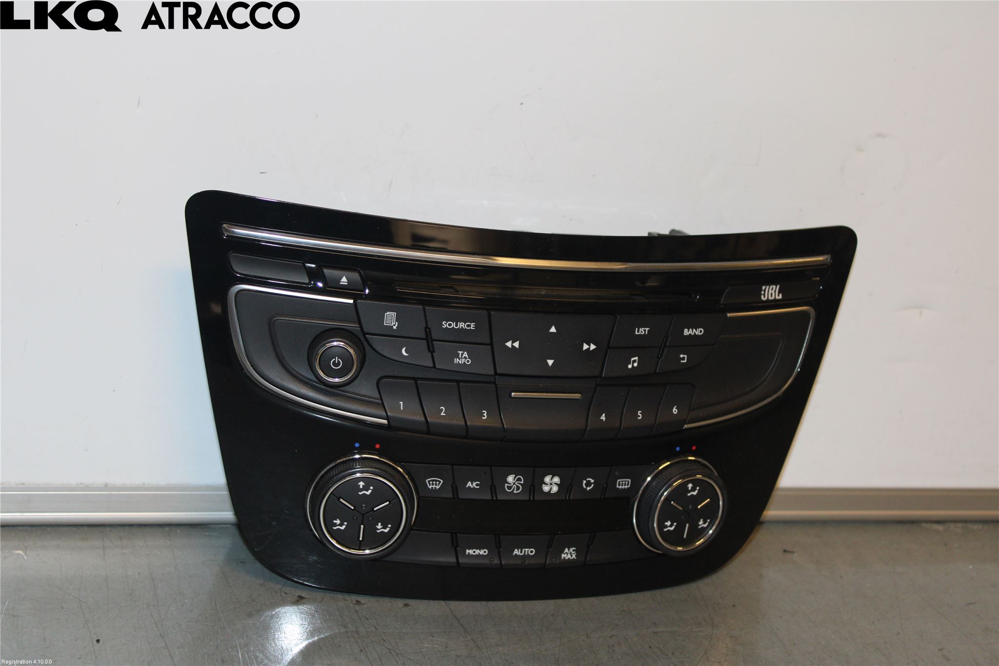 Peugeot 508 11-18 Varme Ac Betjening-Display