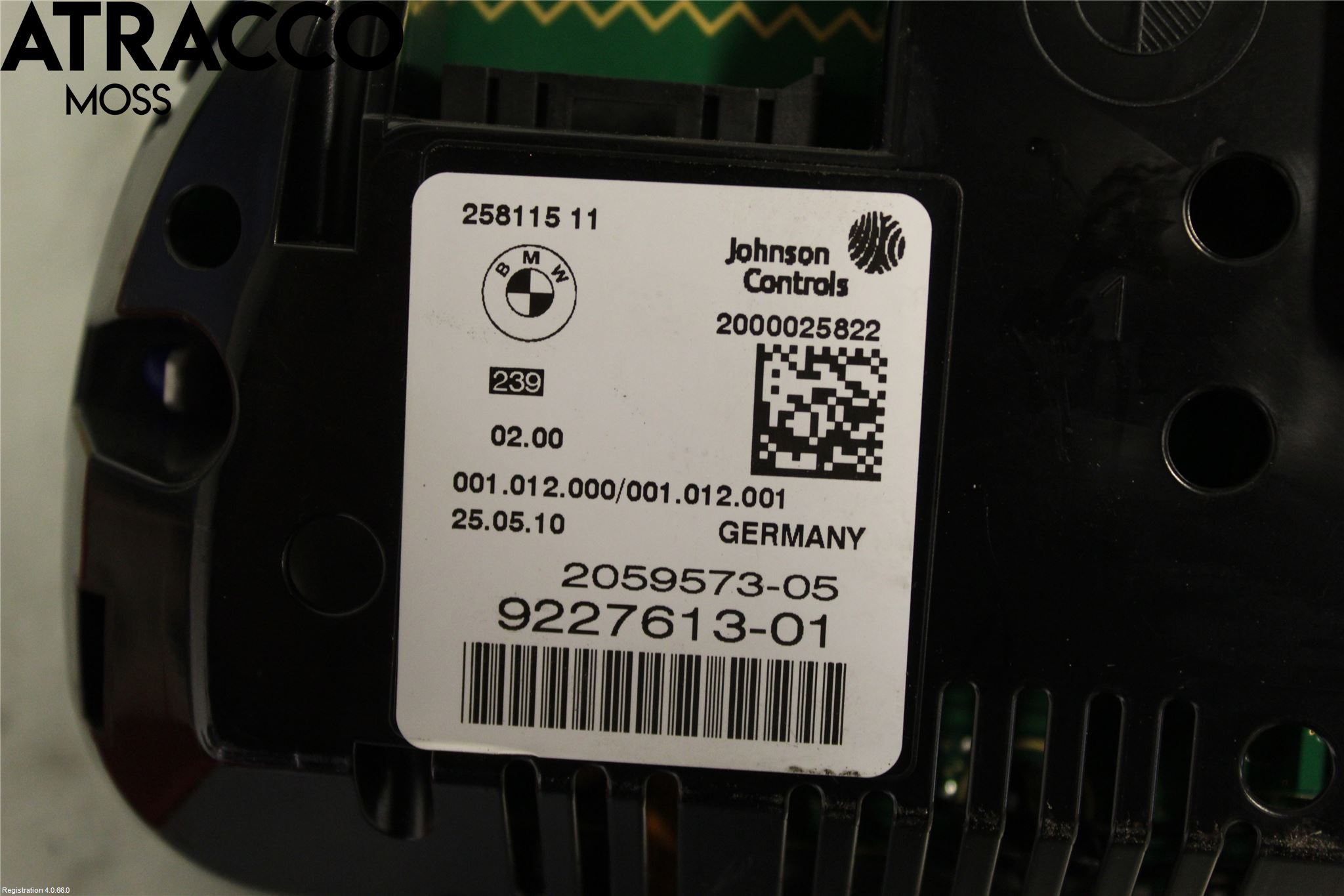 BMW 5 F10/F11/F18 09-17 Instr Kombinert
