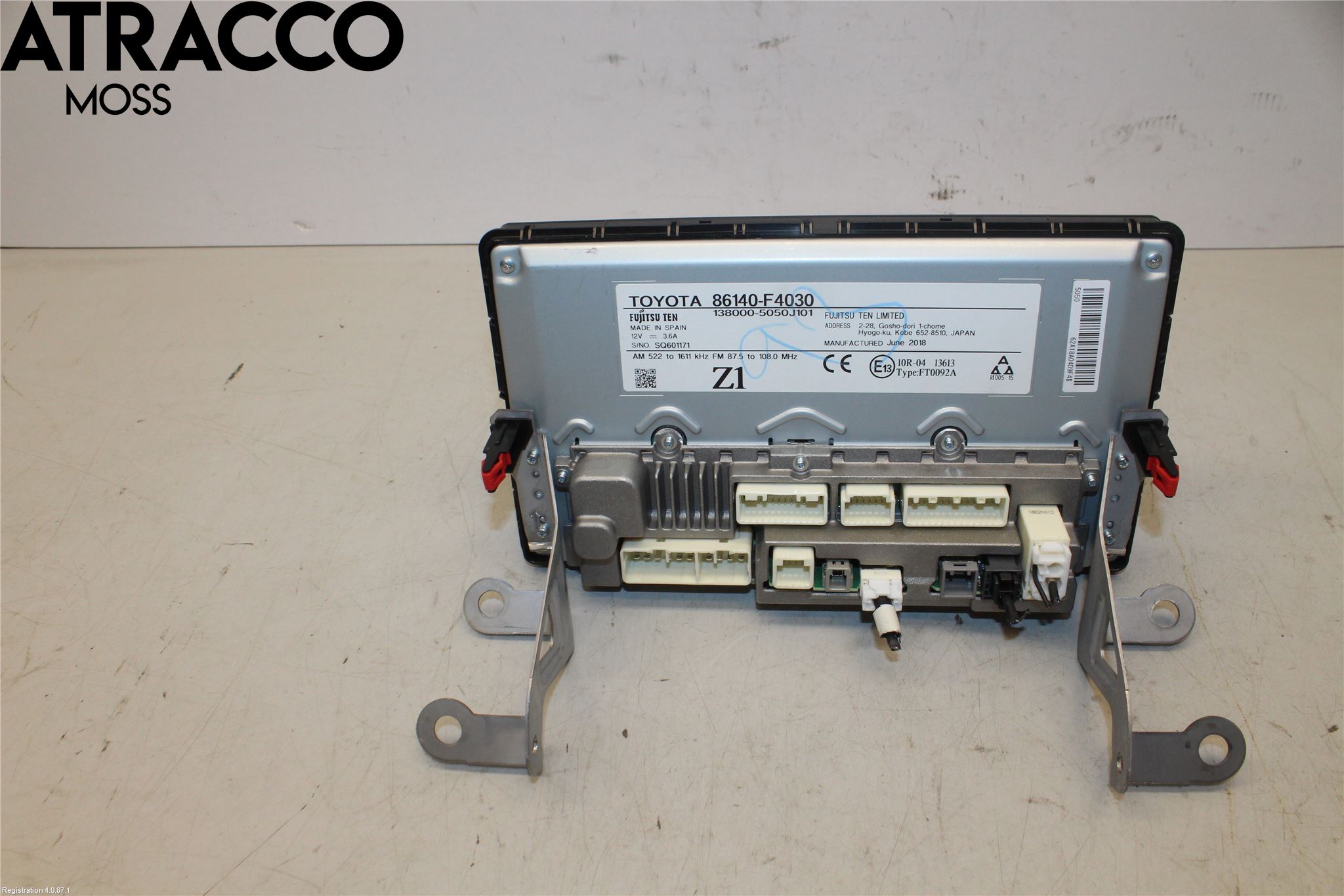 Toyota C-HR 16-23 Multifunktionsdisplay