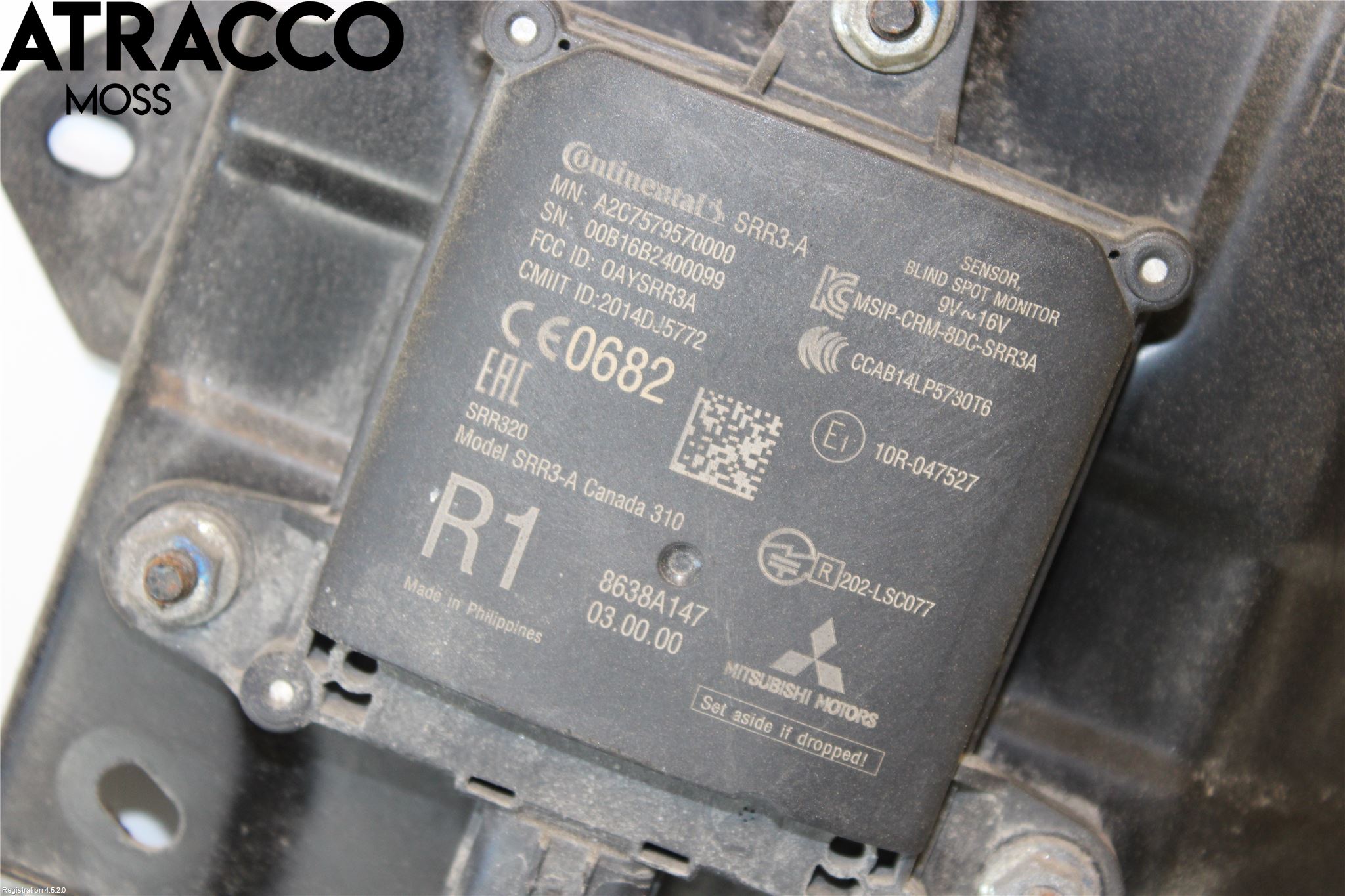 Mitsubishi OUTLANDER 13-21 Sensor Kollisjonsbeskyttelse