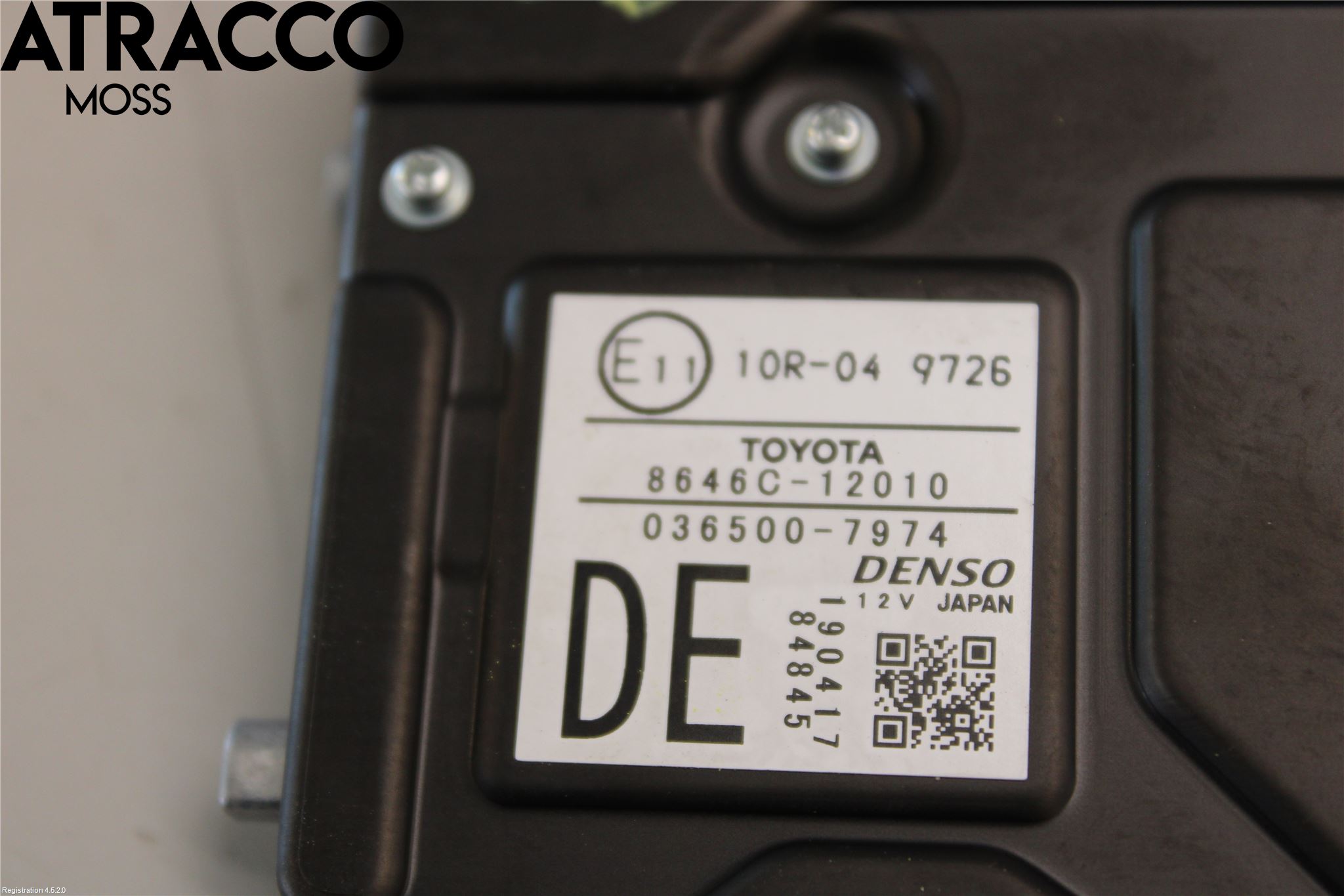 Toyota COROLLA 19- Parkeringshjelp Kamera