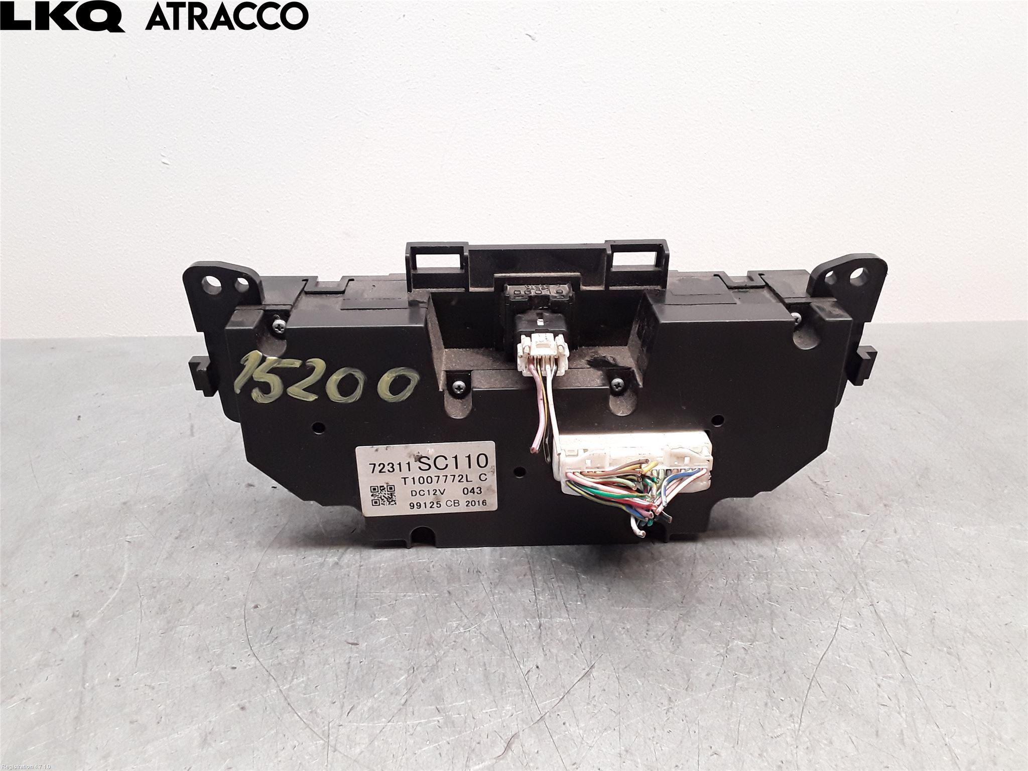 Subaru IMPREZA III 08-11 Varme Ac Betjening-Display