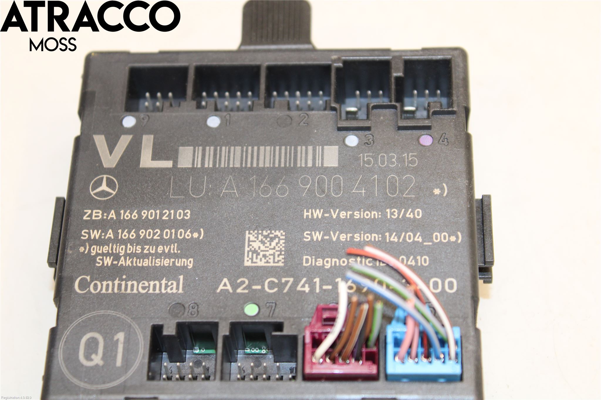 Mercedes-Benz MB B-KLASS (W246/W242) 12-19 Styreenhet Dør