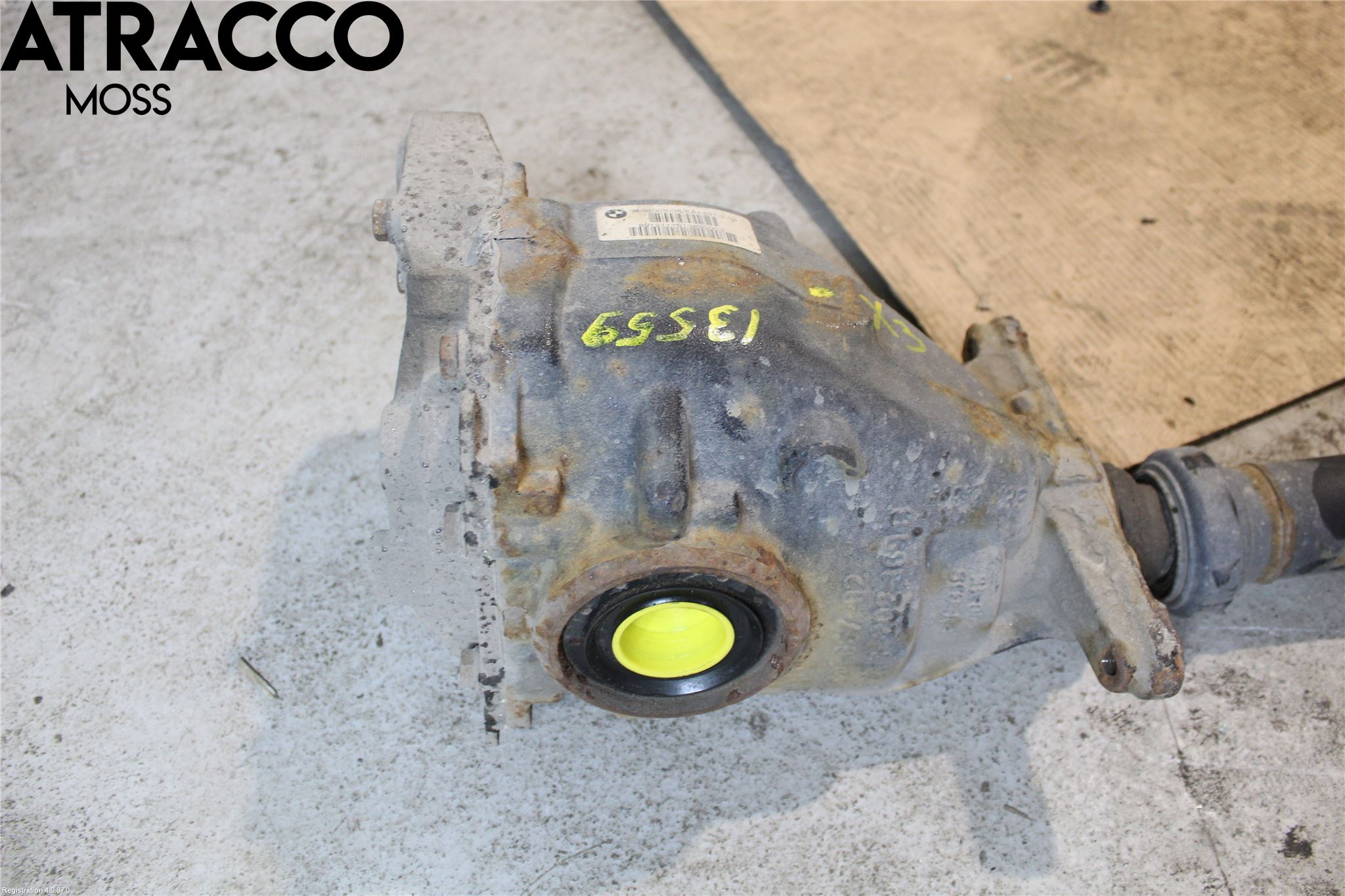 BMW X3 F25 10-17 Bakaksel Kardang Bak -Diff