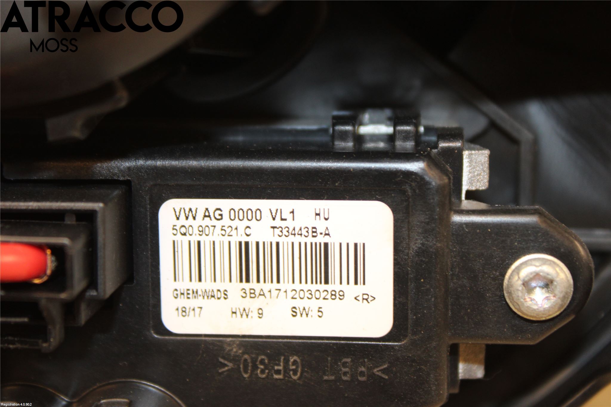 Volkswagen VW GOLF / E-GOLF VII 13-20 Varme Ac Varmeapparatvifte