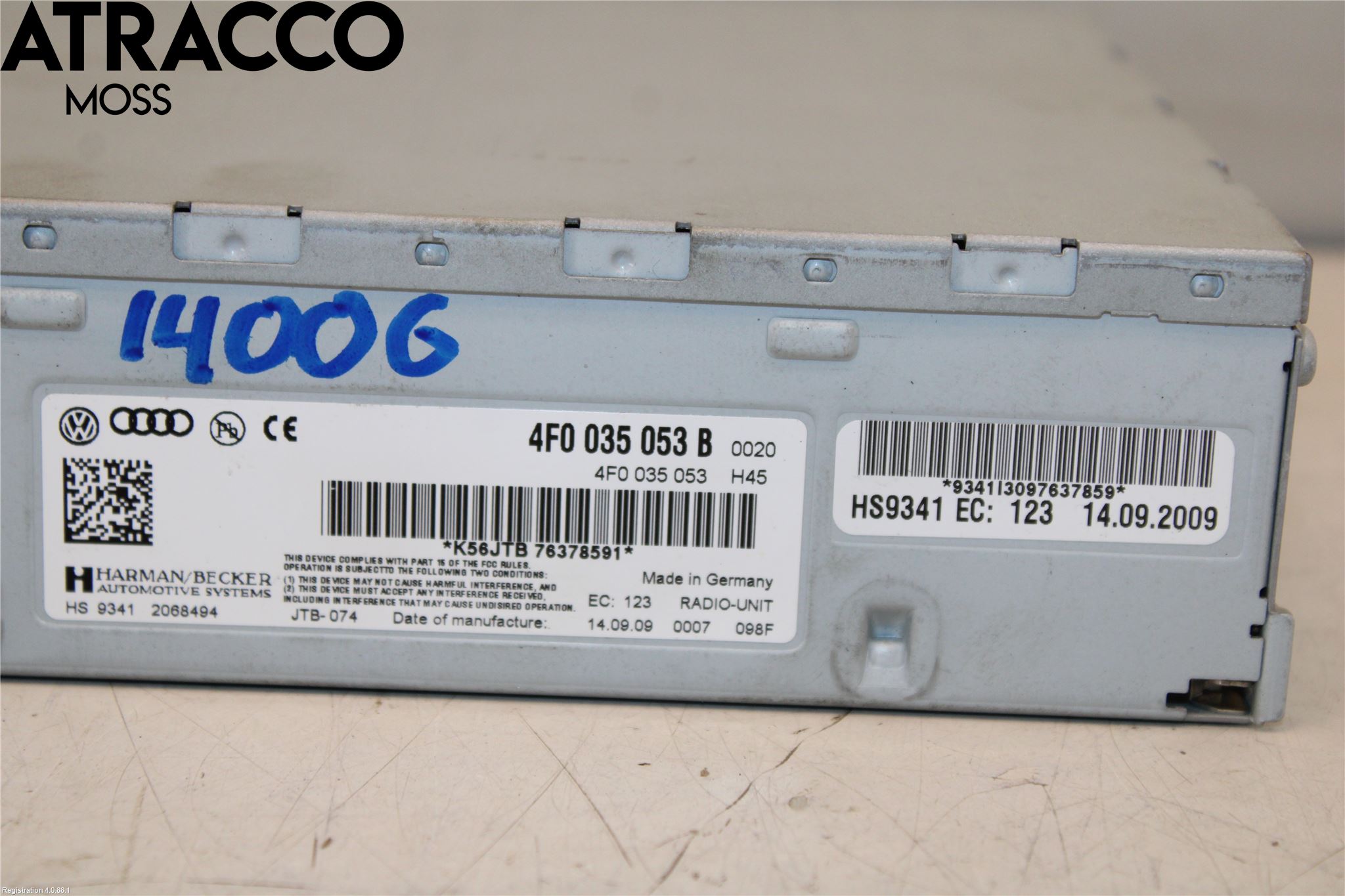 Audi A4/S4 08-11 Stereo Radio Øvrig