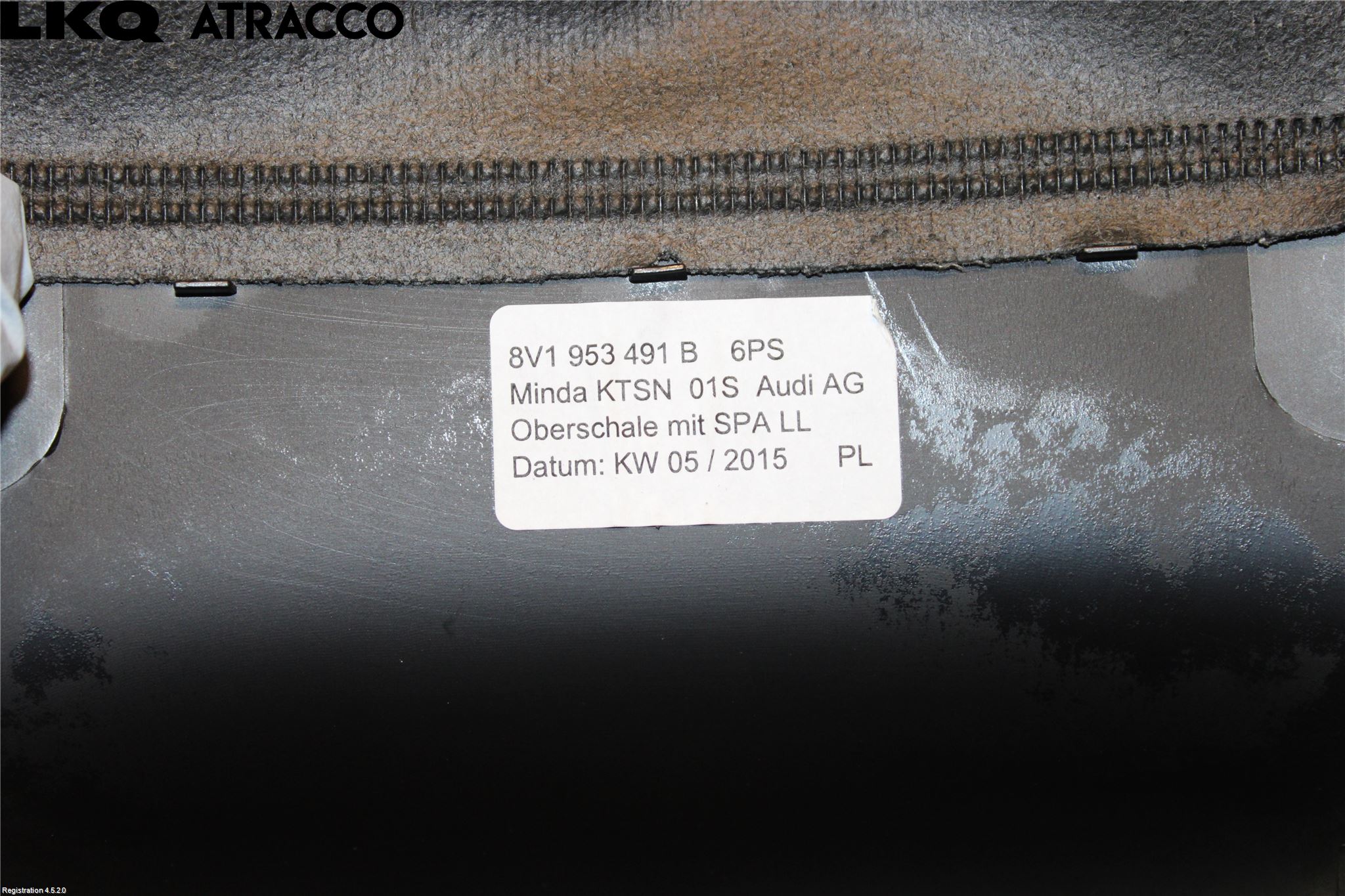 Audi A3/S3 05-13 Rattdeksel - Deksler