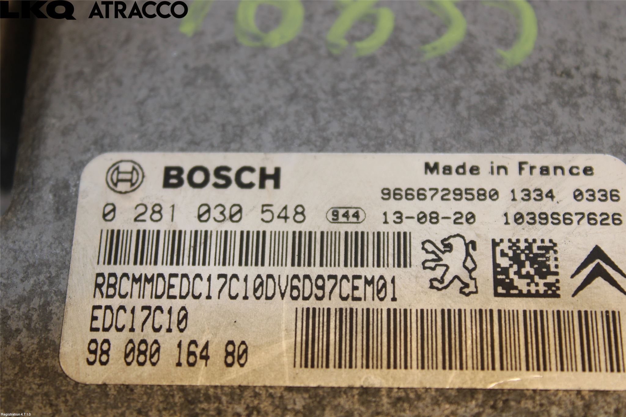 Citroen C4 PICASSO 14-18 Styreenhet Innsprøytning