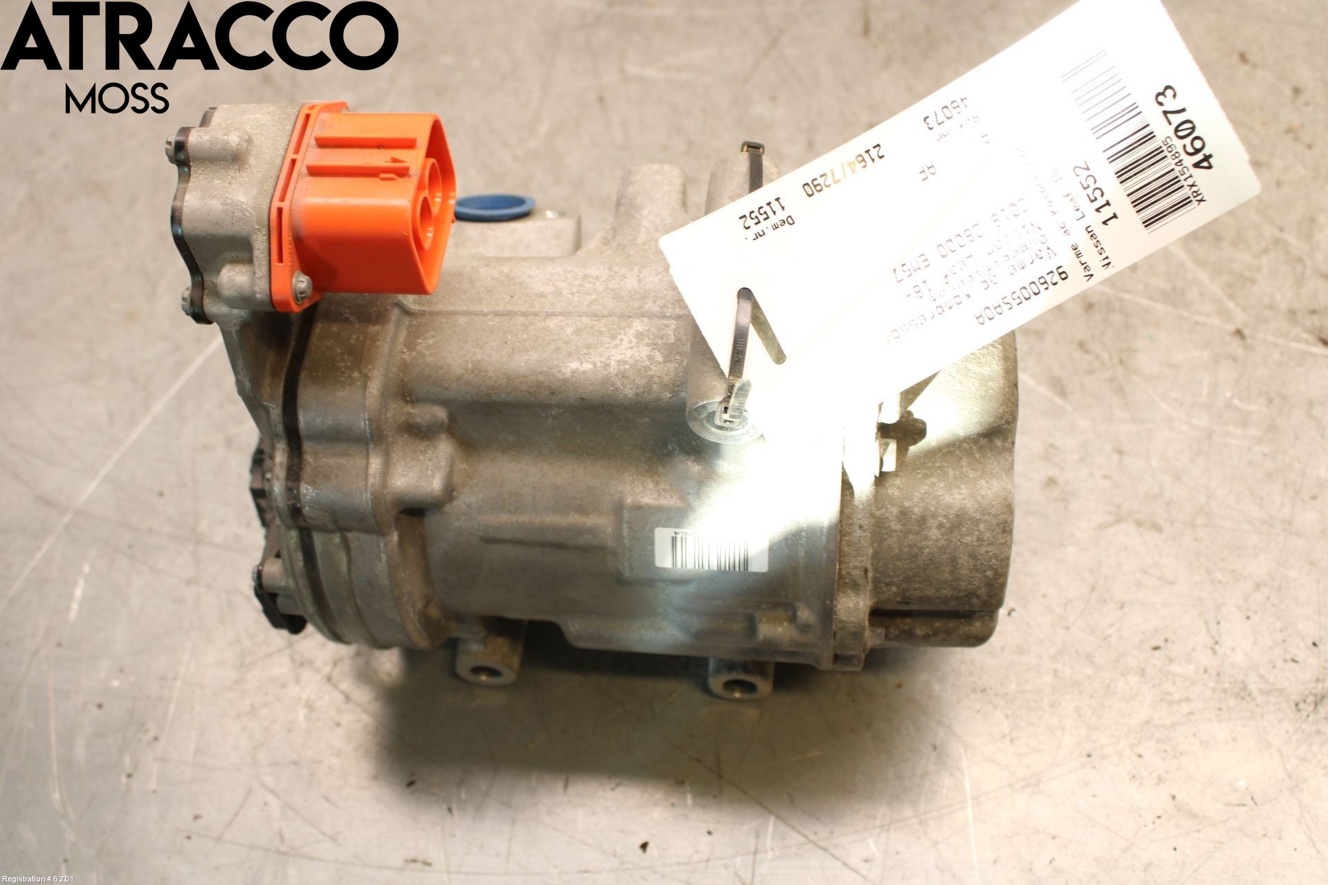 Nissan LEAF 18- Varme Ac Kompressor