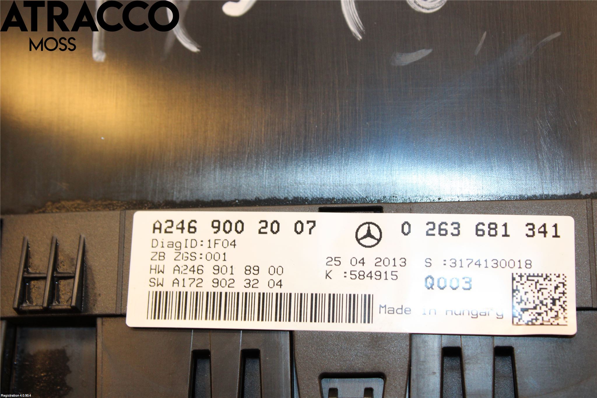 Mercedes-Benz MB B-KLASS (W246/W242) 12-19 Instr Kombinert