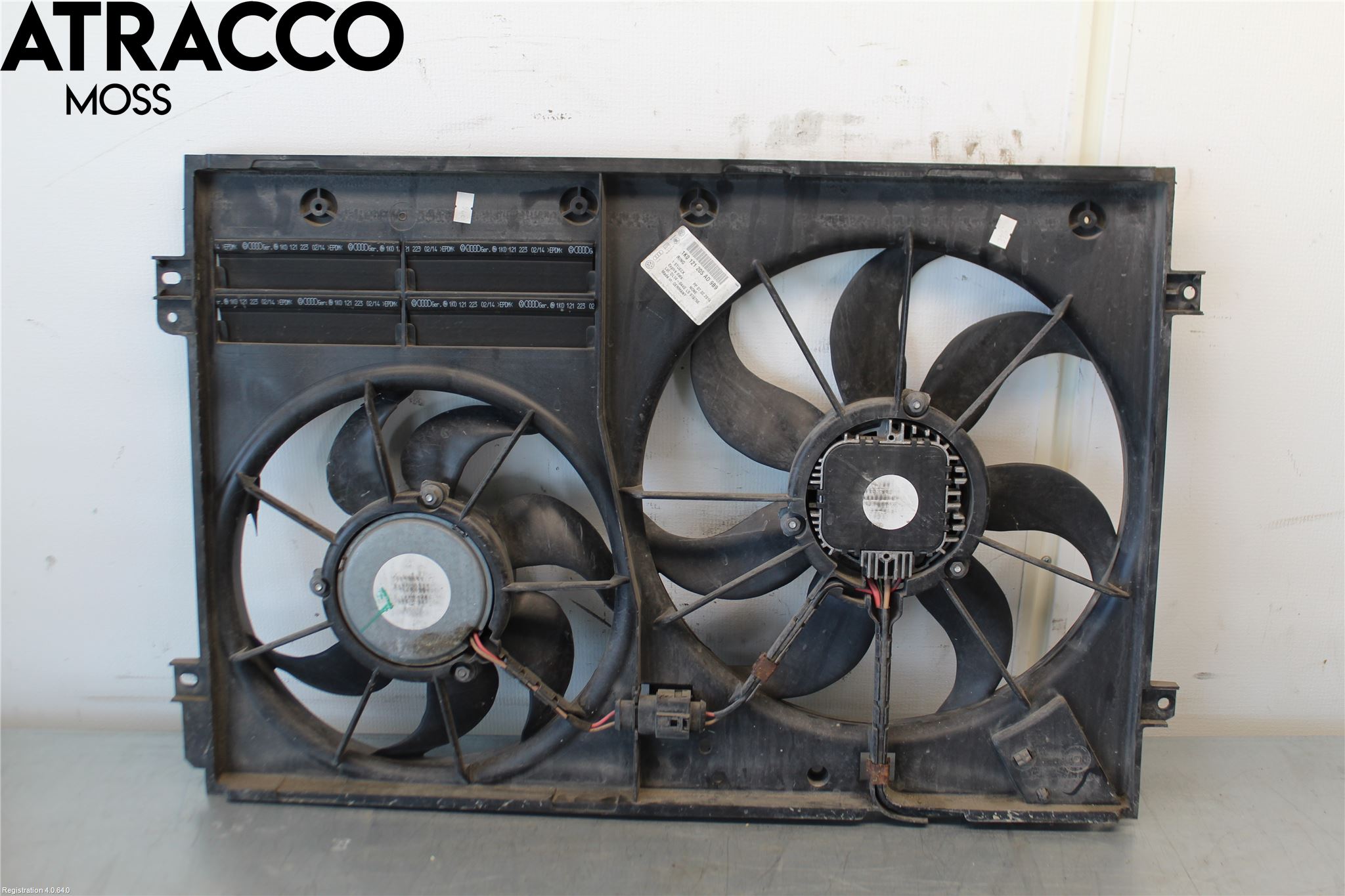 Volkswagen VW CADDY 11-15 Kjølevifte Elektrisk