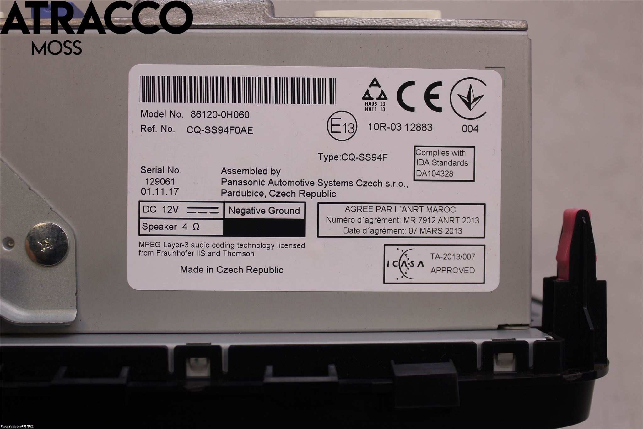 Toyota AYGO 15-21 Stereo Radio