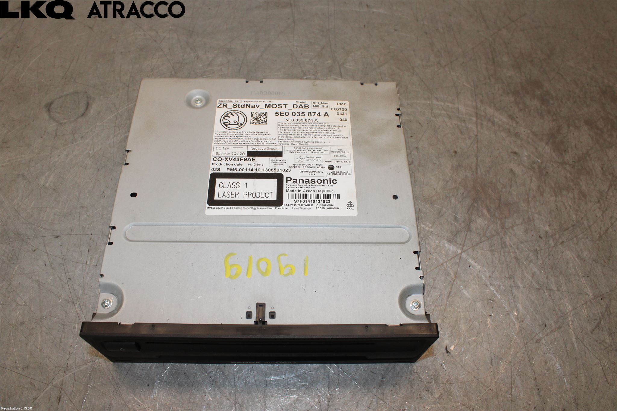 Skoda OCTAVIA (5E) 13-20 Stereo Radio