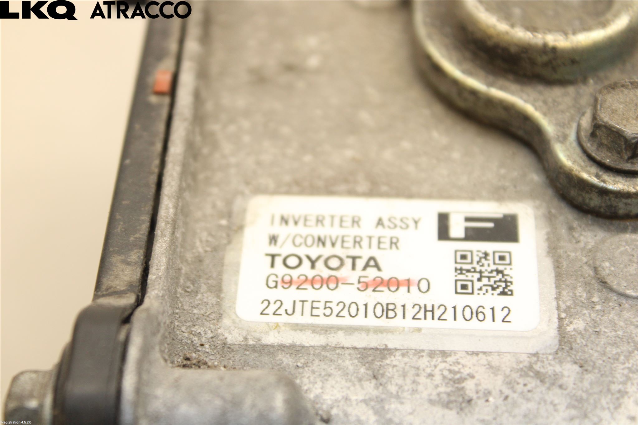Toyota YARIS XP130 12-14 Inverter Hybrid