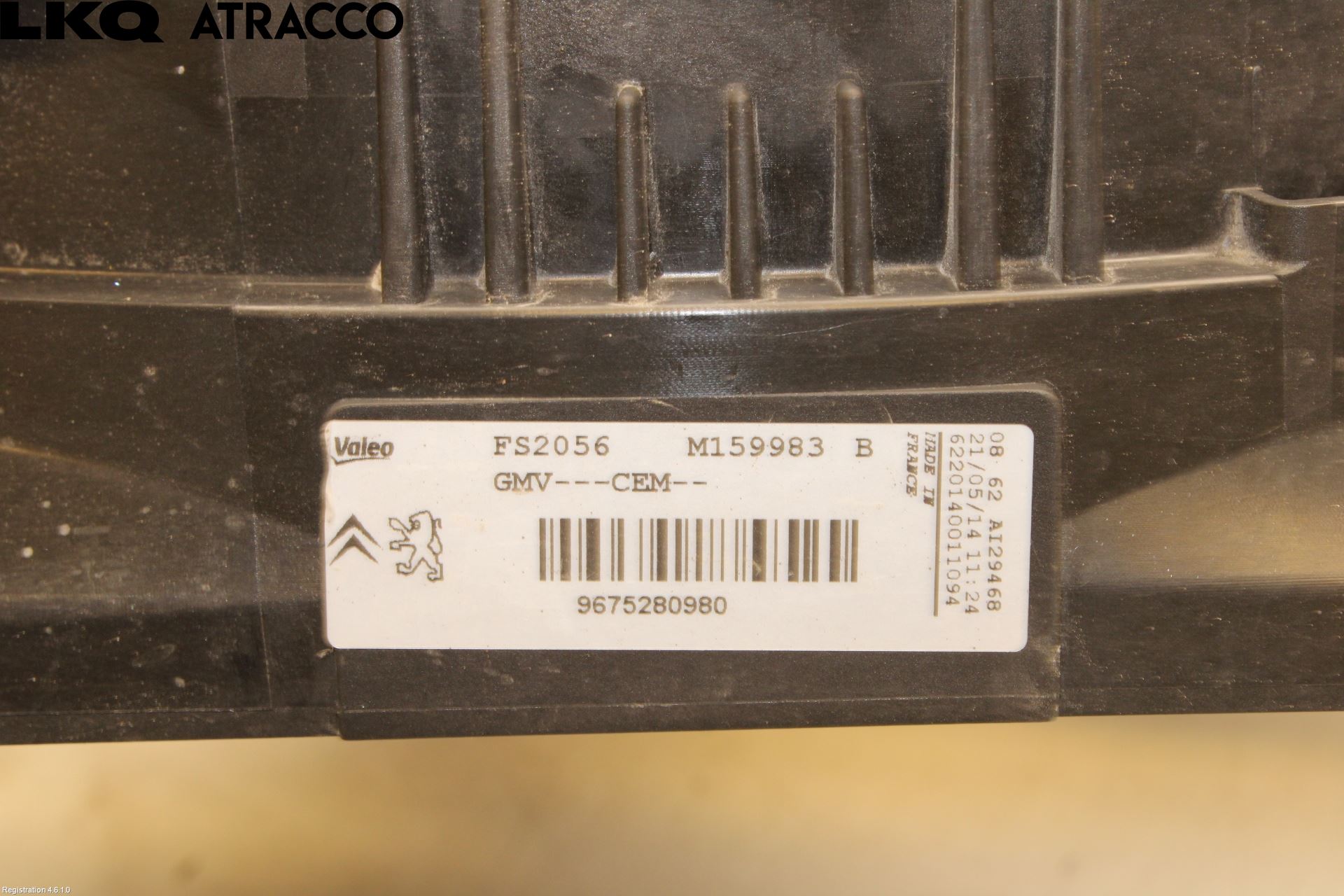 Peugeot 2008 13-20 Kjølevifte Elektrisk