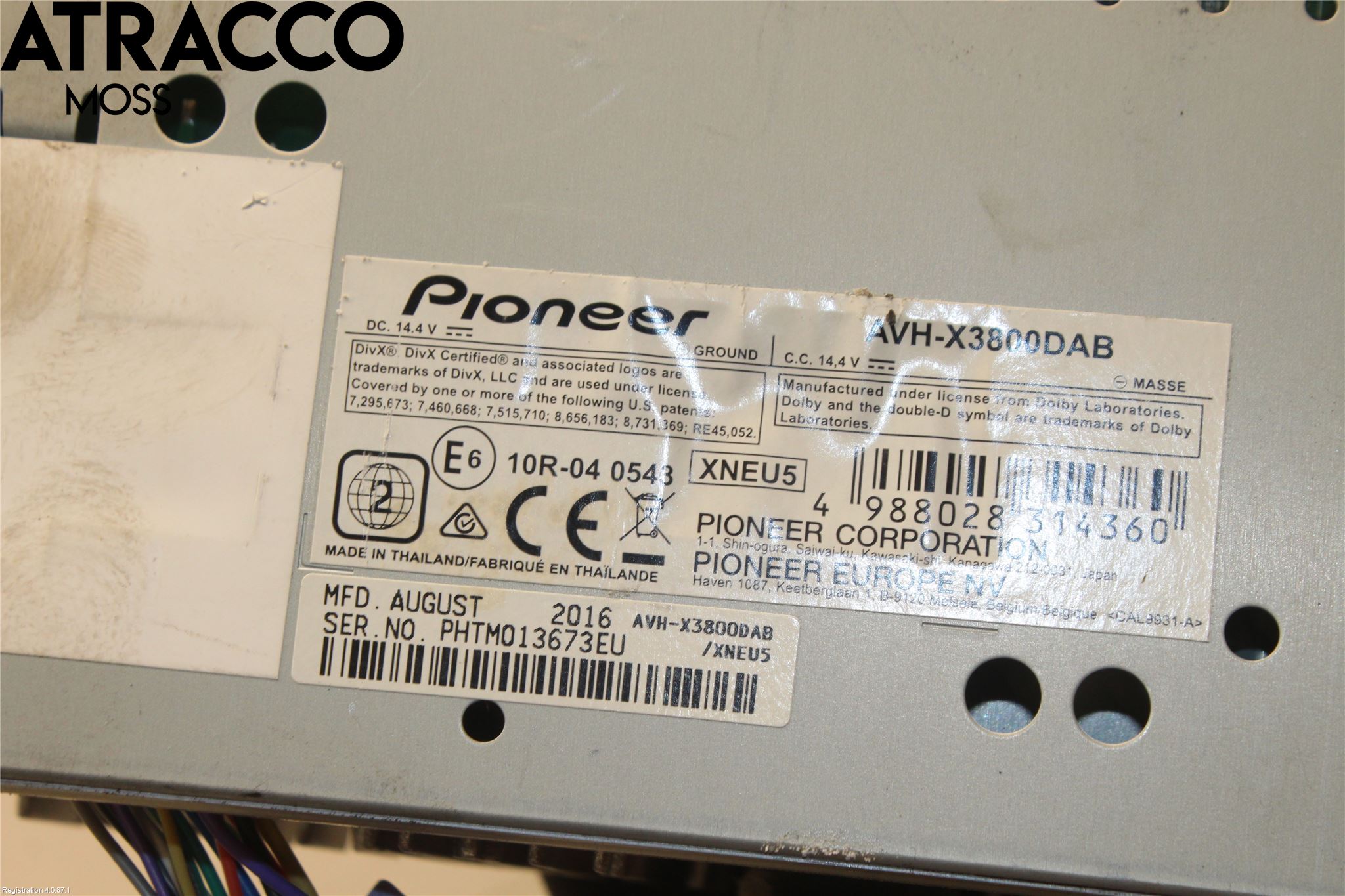 Peugeot 207 Stereo Radio