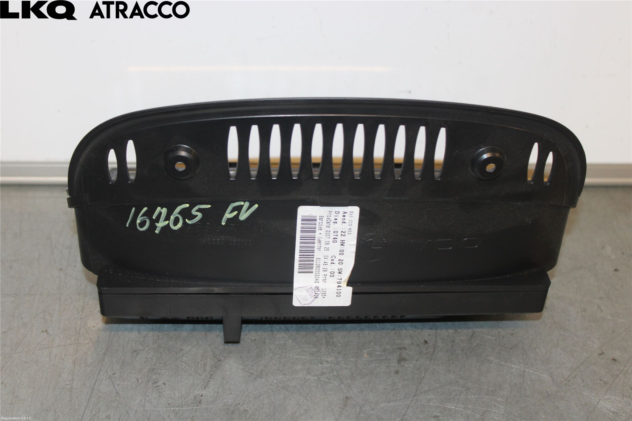 BMW 5 E60/61 Sed/Tou 02-10 Instr Skjerm Dvd-Gps-Ac-Tlf