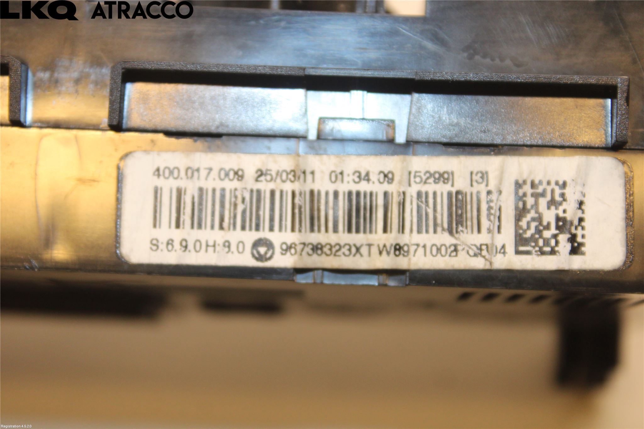 Peugeot 5008 10-16 Varme Ac Betjening-Display