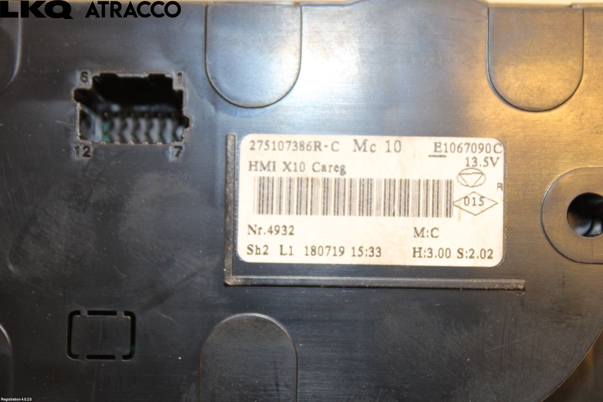 Renault ZOE/E-TECH 13- Varme Ac Betjening-Display