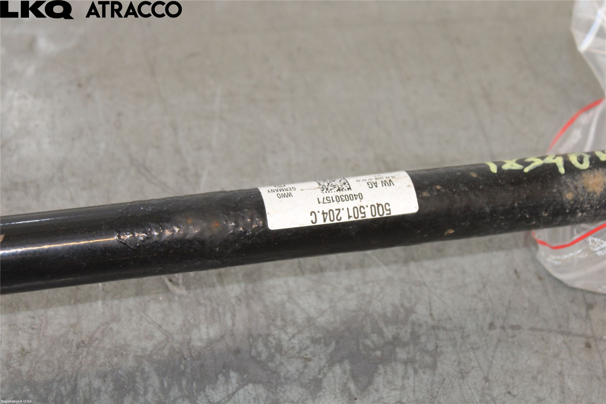 Skoda OCTAVIA (5E) 13-20 Drivaksel Bak Kompl Høyre