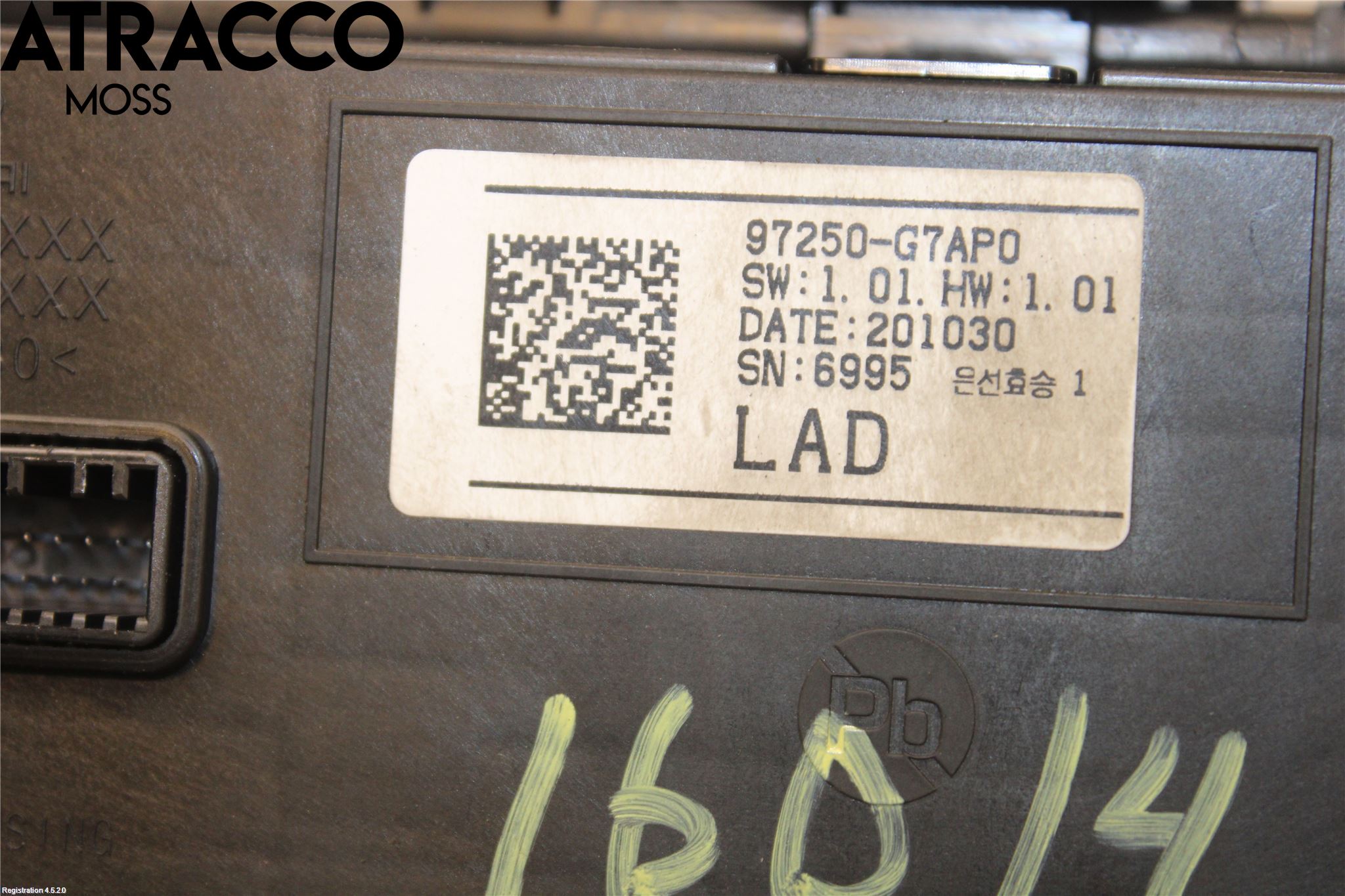 Hyundai IONIQ AE 17-22 Varme Ac Betjening-Display