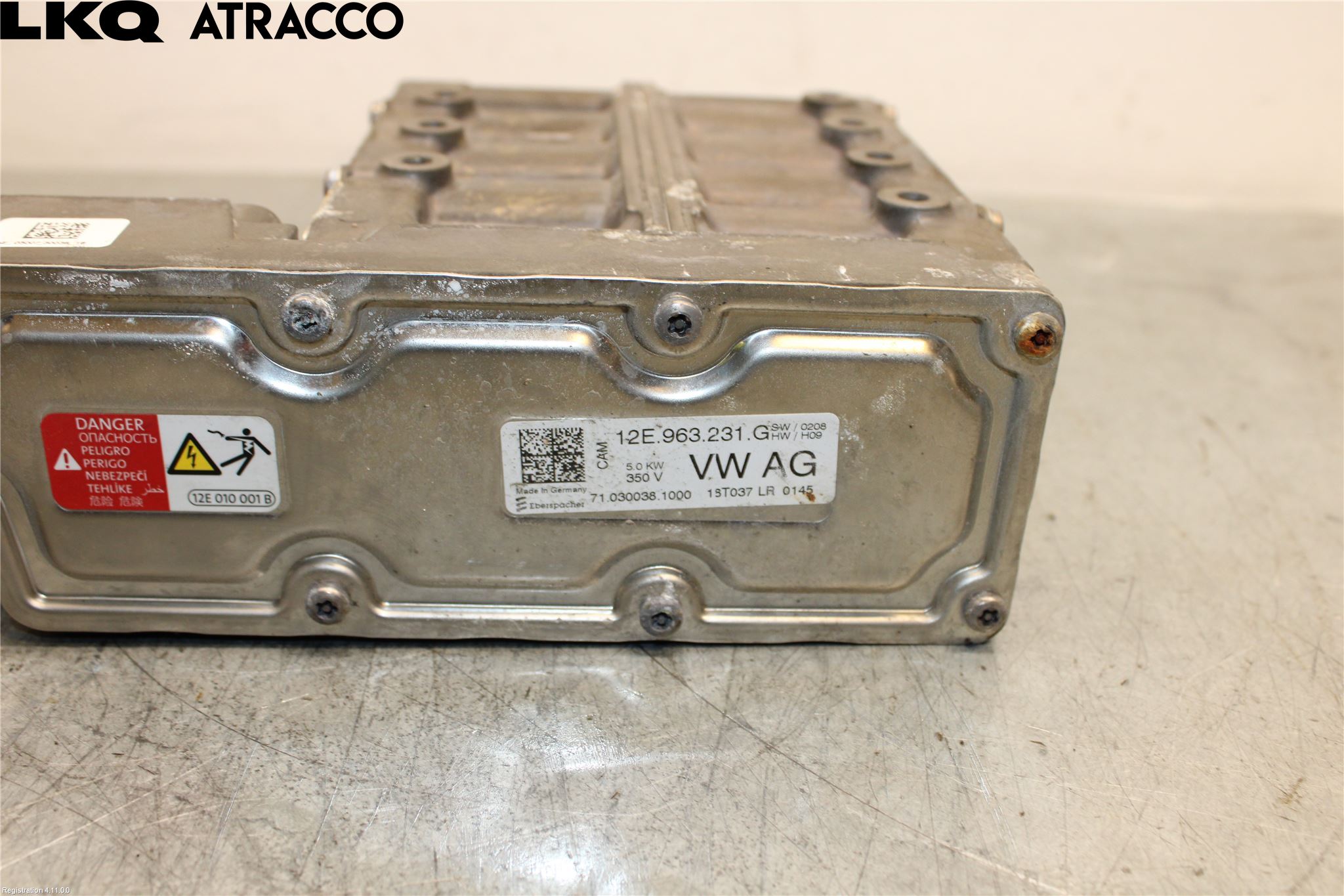 Porsche PANAMERA 09- Varmeapparat Register Komplett