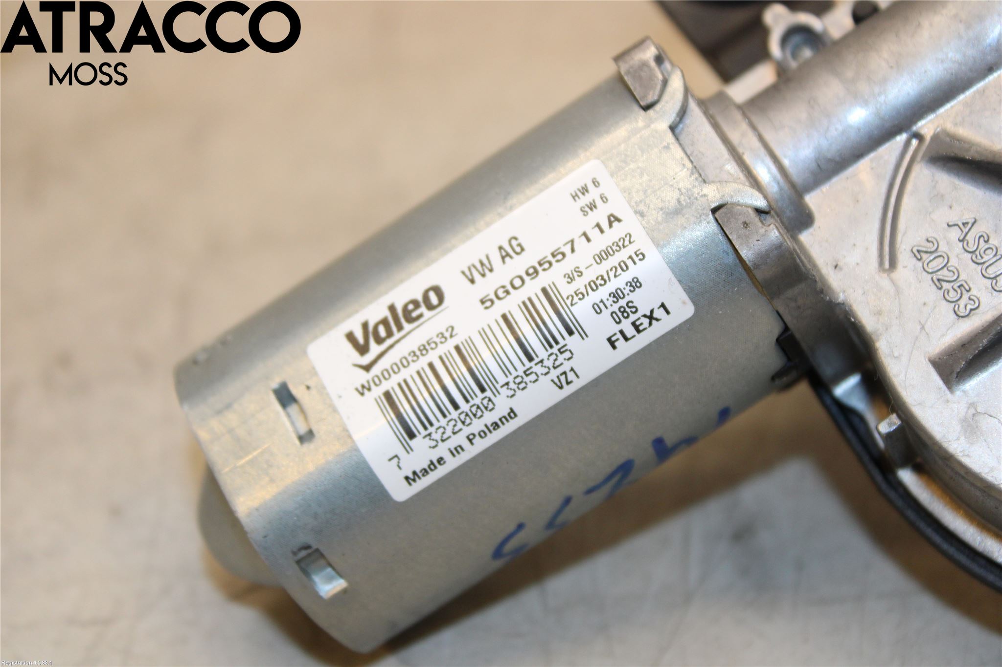 Volkswagen VW GOLF / E-GOLF VII 13-20 Viskermotor Bakluke