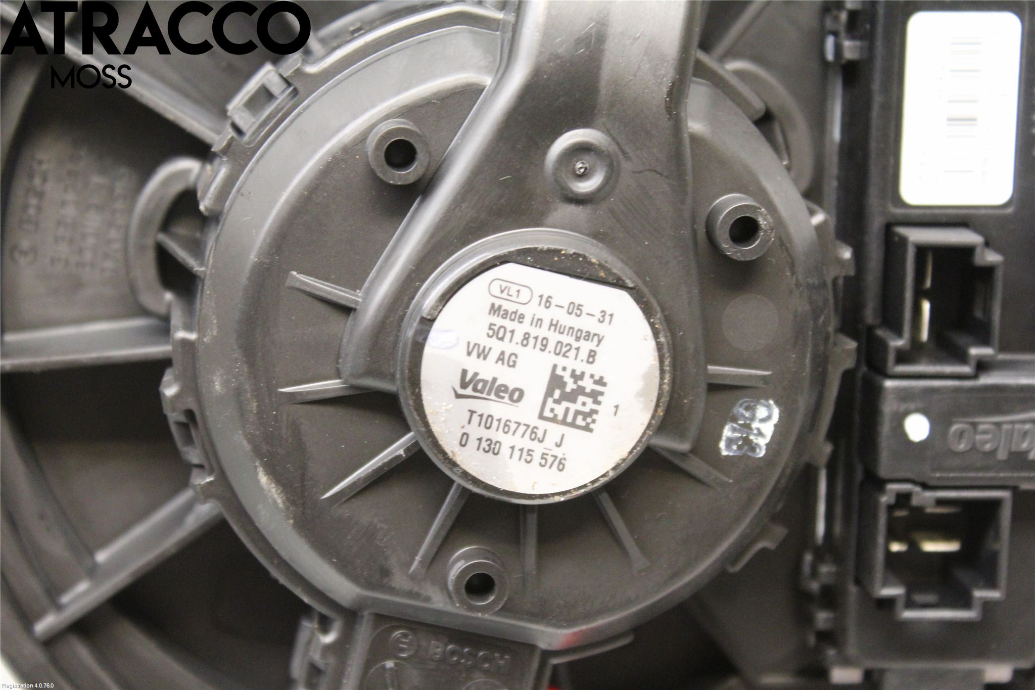 Volkswagen VW GOLF / E-GOLF VII 13-20 Varme Ac Varmeapparatvifte